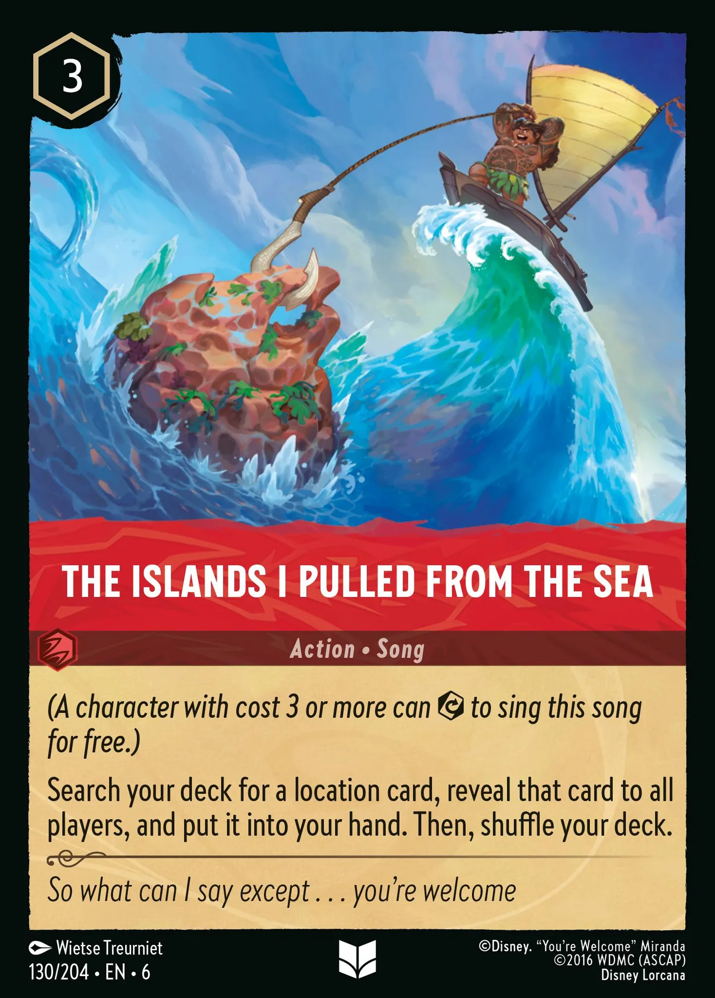 The Islands I Pulled from the Sea — Azurite Sea — Lorcana