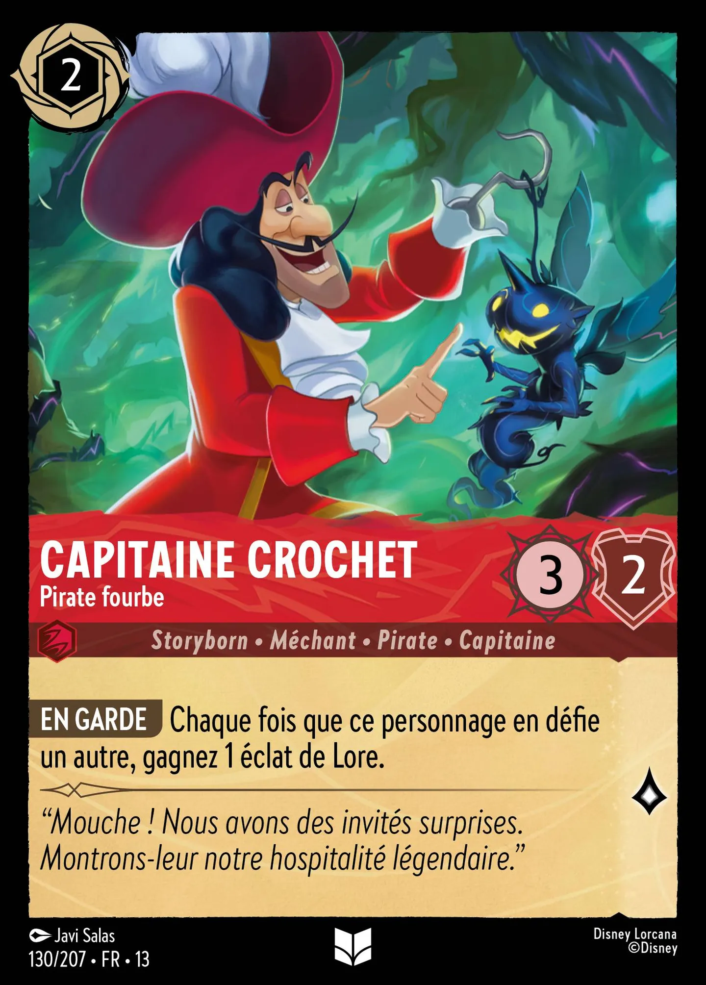 Capitaine Crochet - Pirate fourbe — Attack of the Vine! — Lorcana