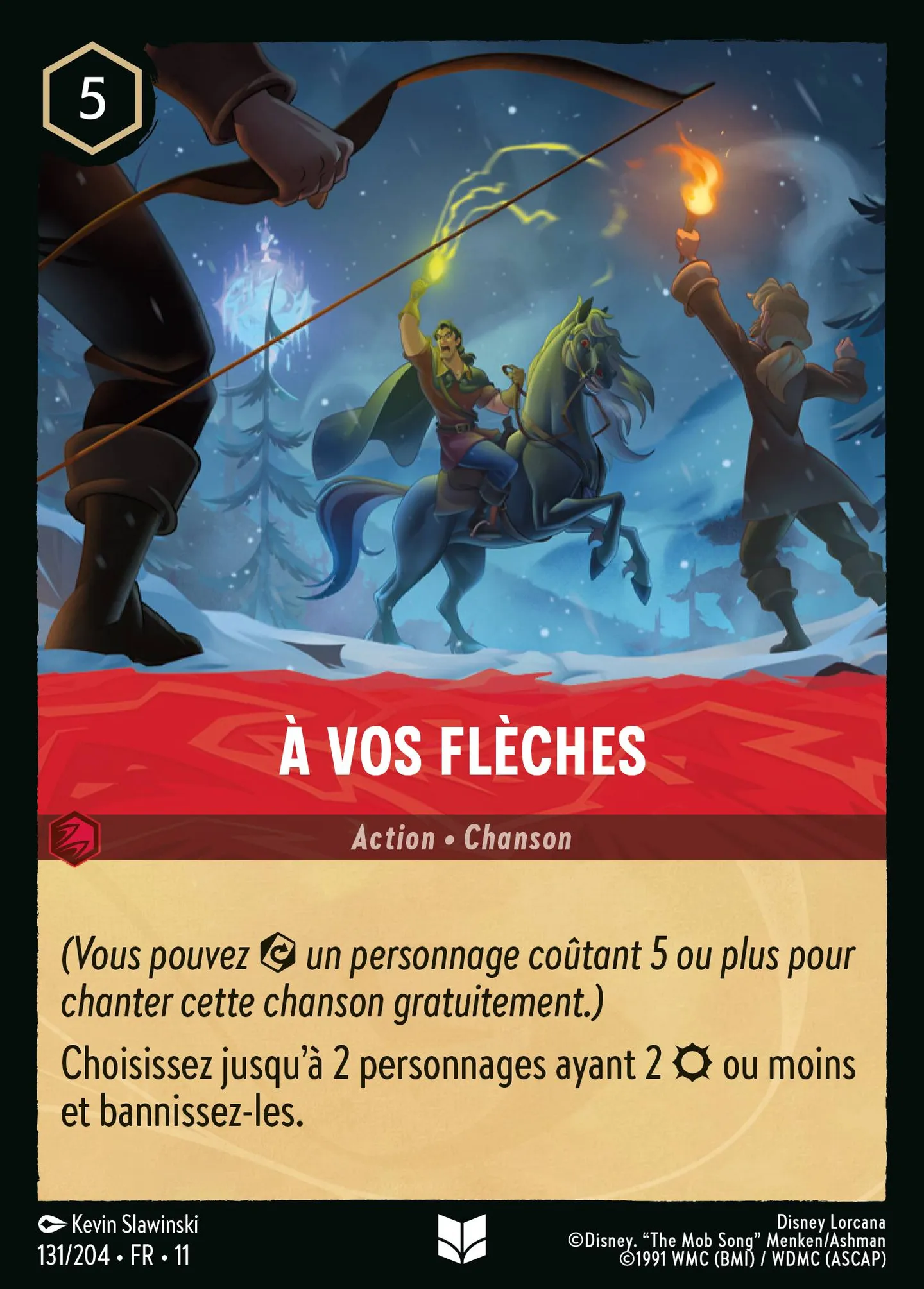 À vos flèches — Winterspell — Lorcana