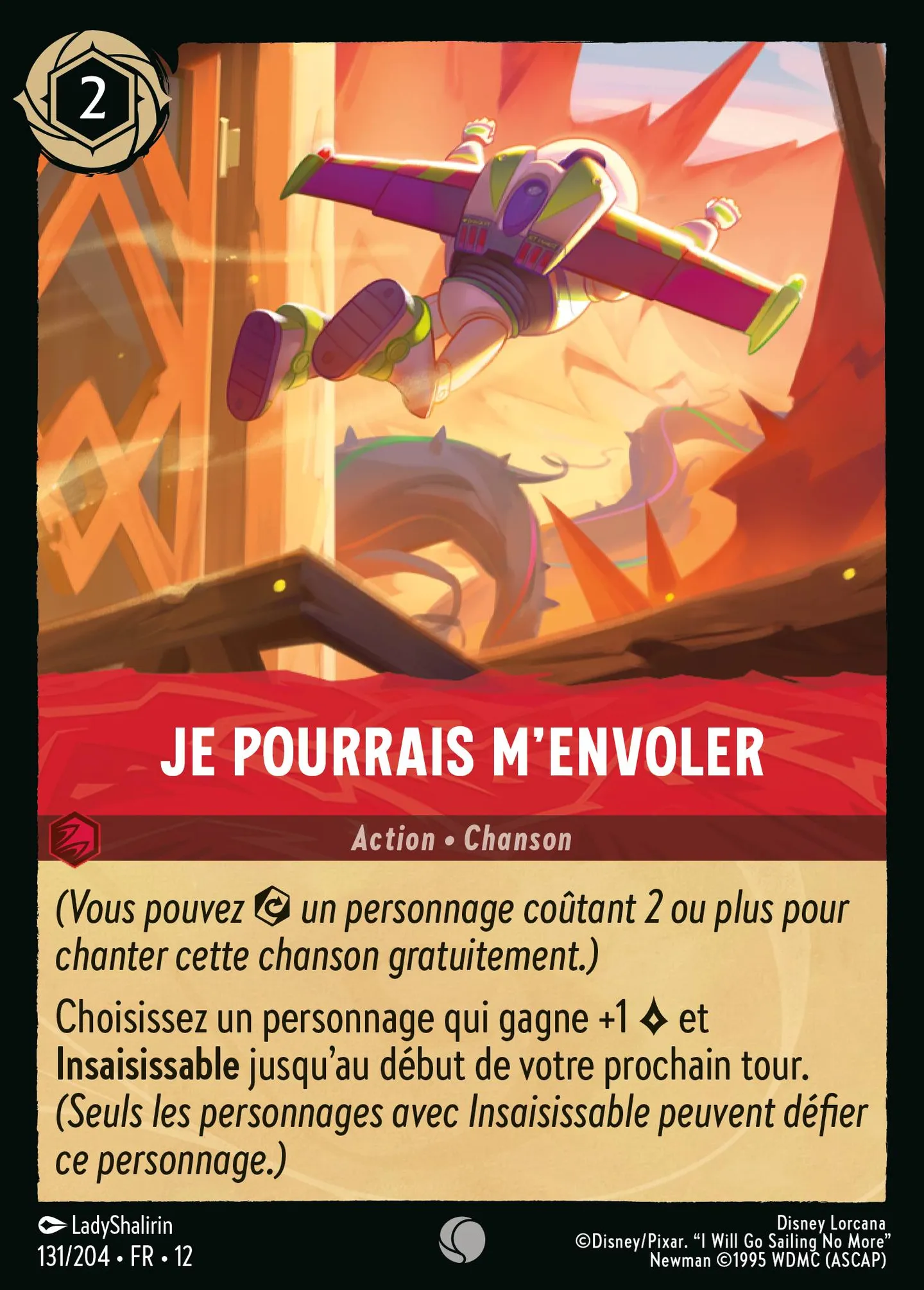 Je pourrais m'envoler — Wilds Unknown — Lorcana