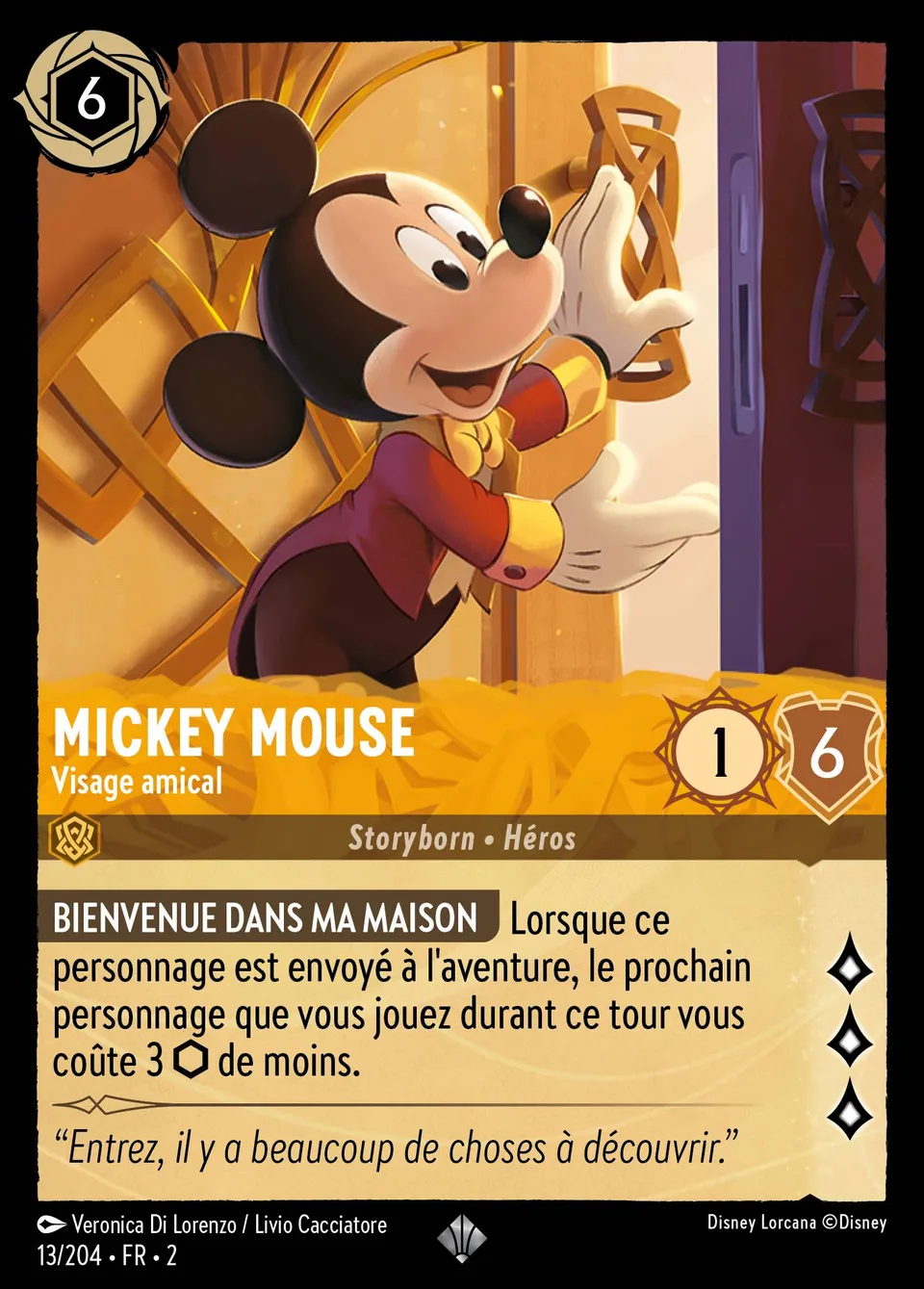 Mickey Mouse - Visage amical from Rise of the Floodborn - Lorcana