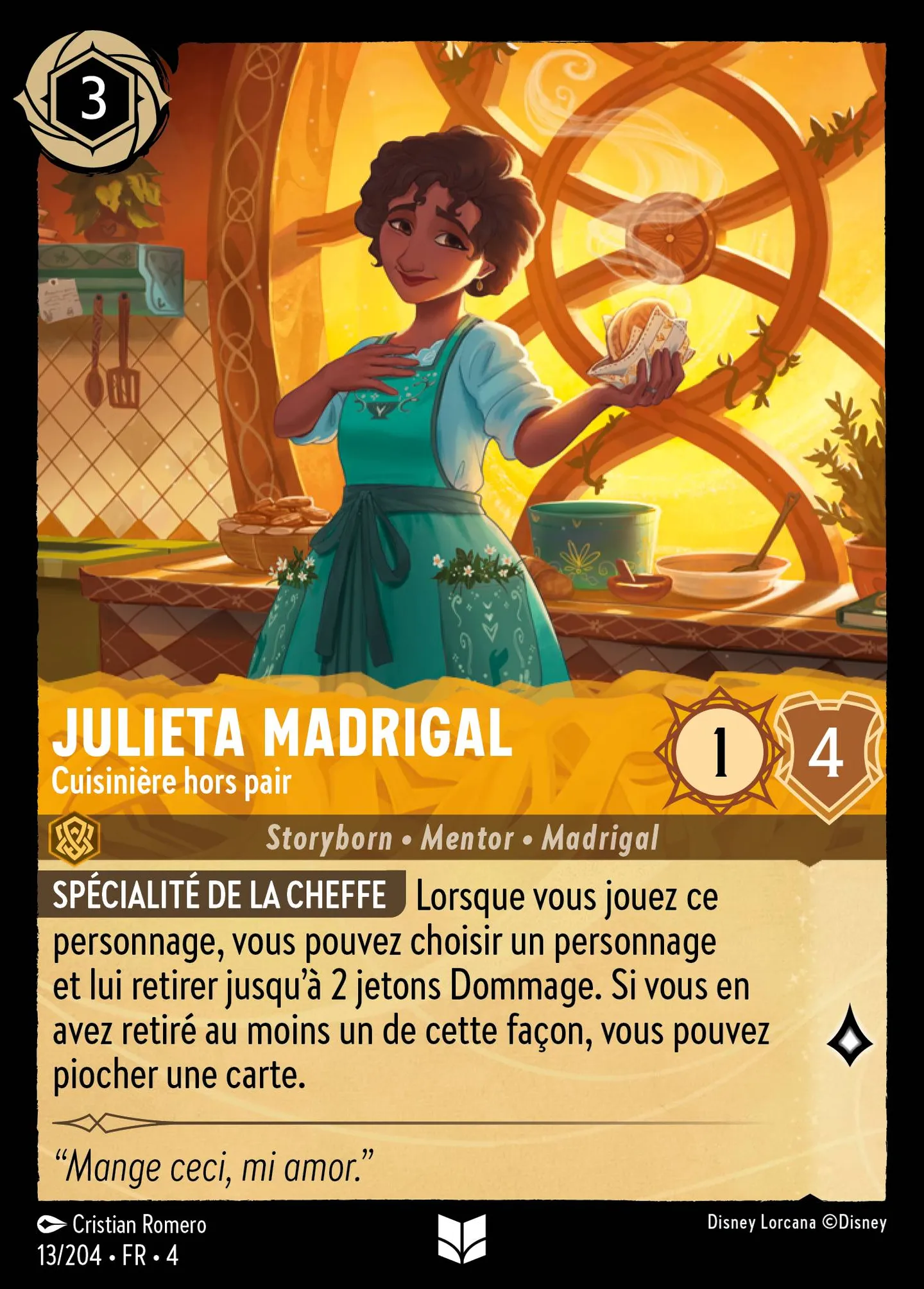 Julieta Madrigal - Cuisinière hors pair — Ursula's Return — Lorcana