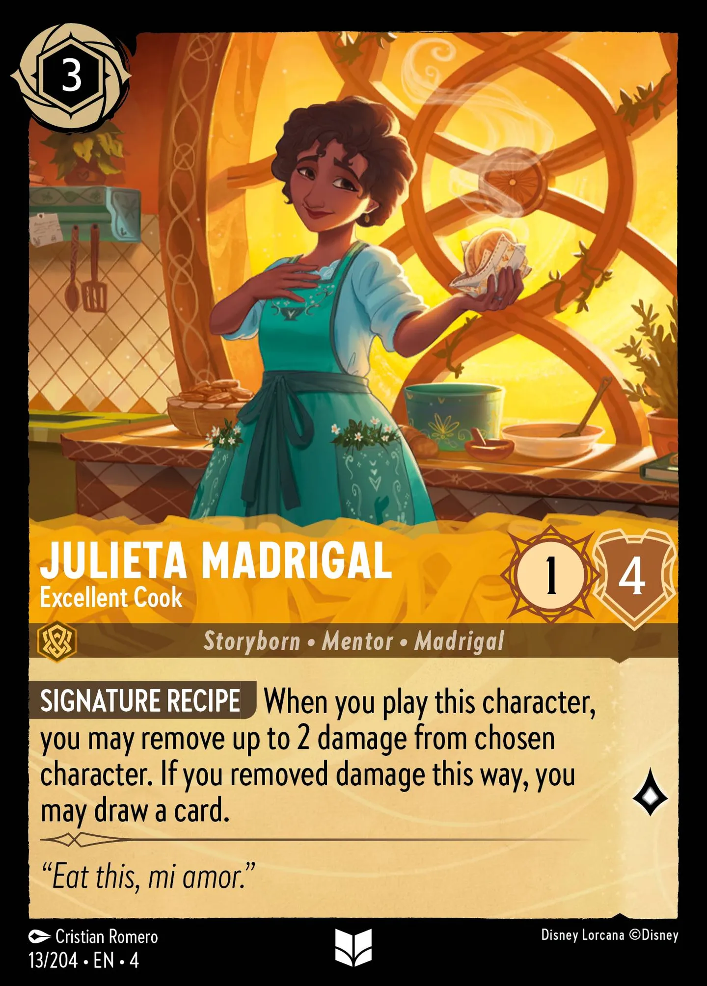 Julieta Madrigal - Excellent Cook — Ursula's Return — Lorcana