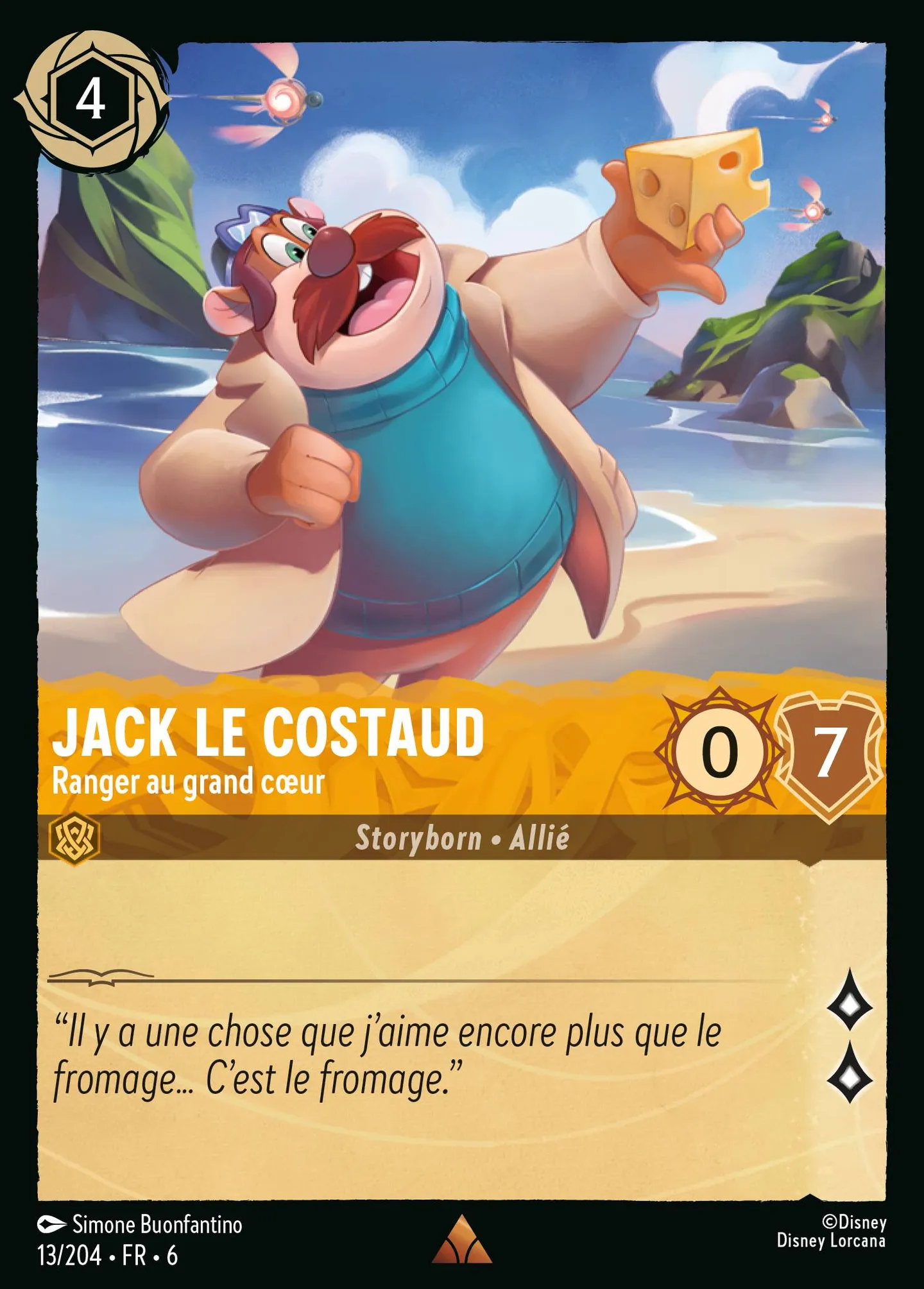 Jack le Costaud - Ranger au grand cœur — Azurite Sea — Lorcana