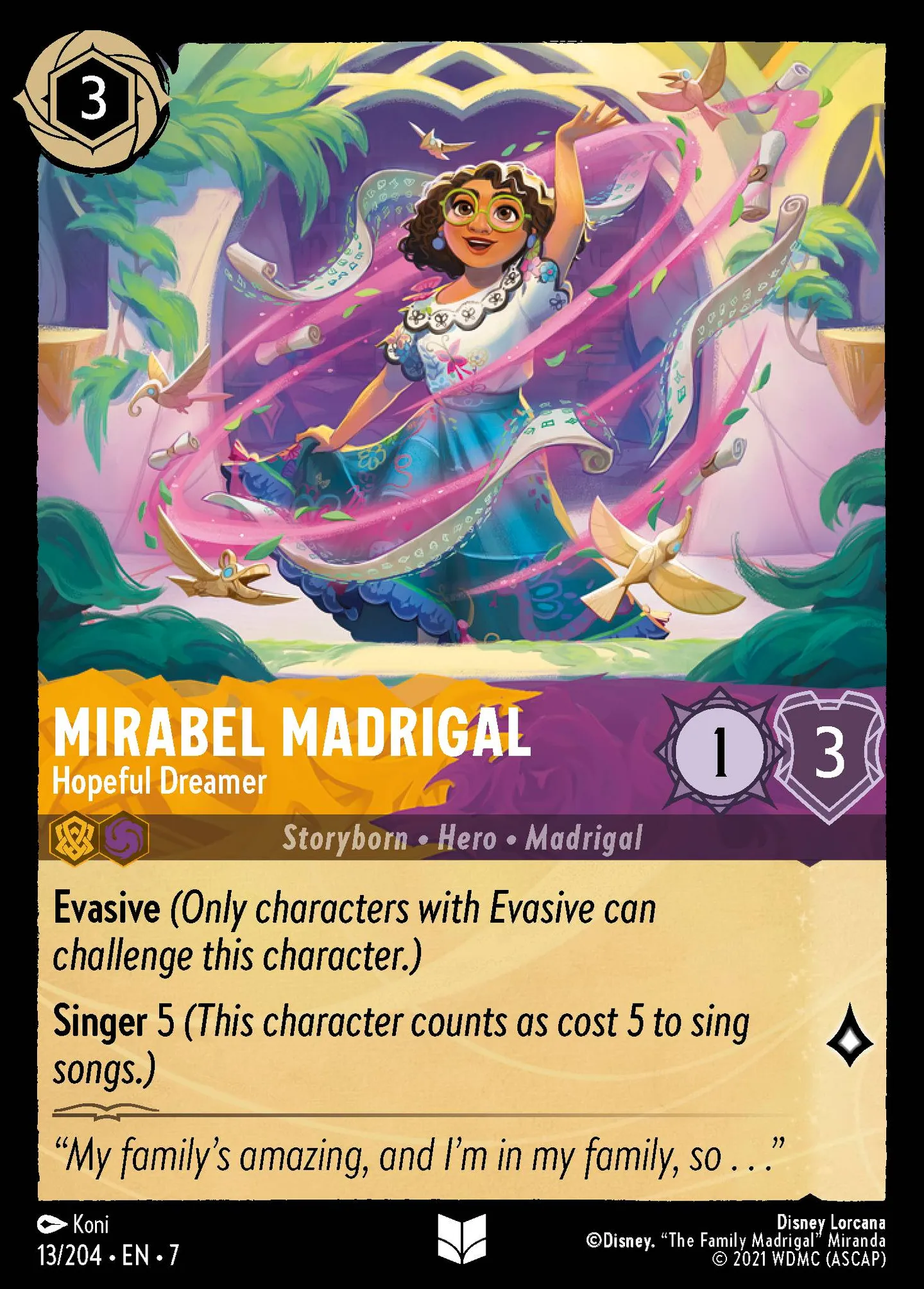 Mirabel Madrigal - Rêveuse pleine d'espoir — Archazia's Island — Lorcana