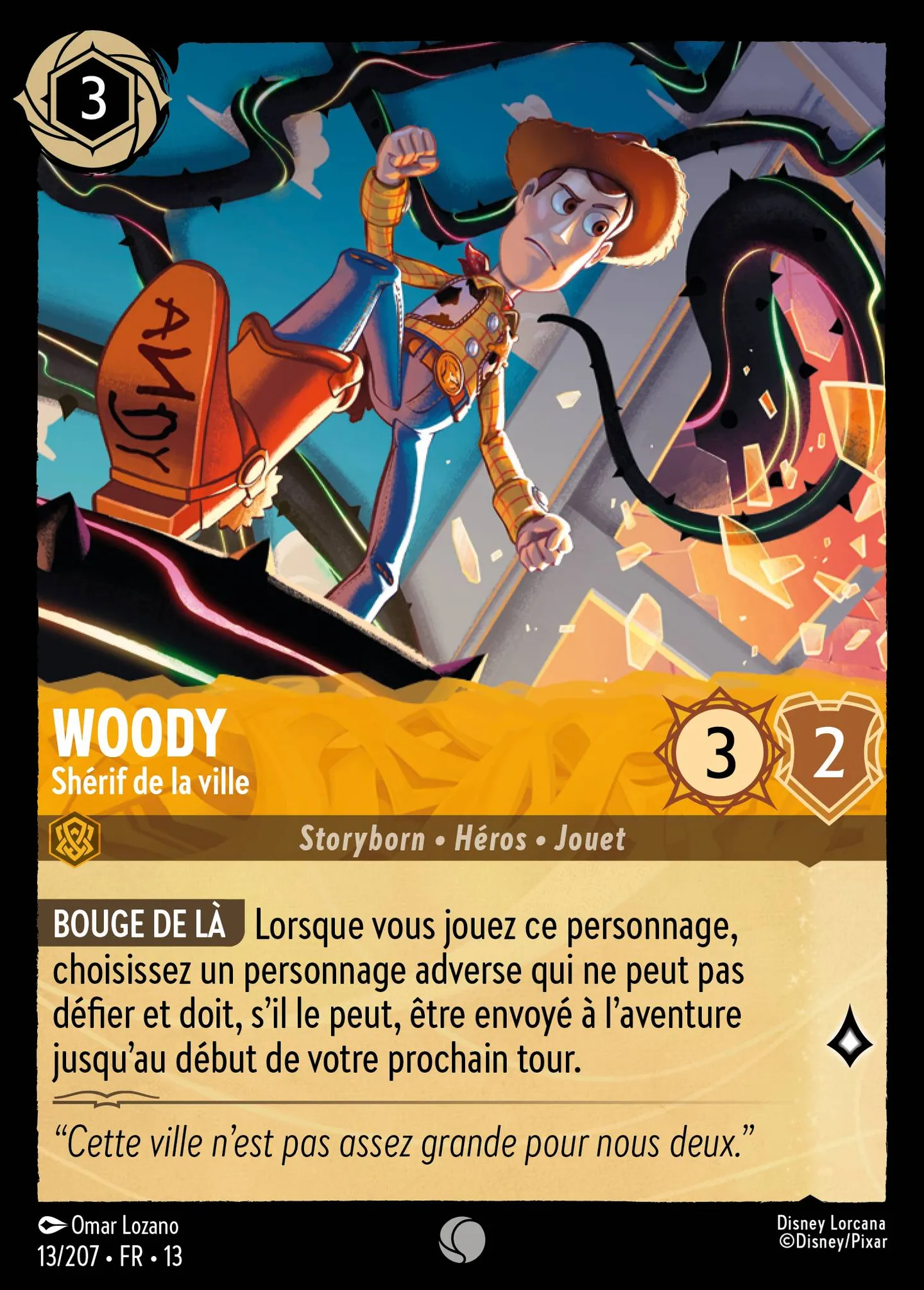 Woody - Shérif de la ville — Attack of the Vine! — Lorcana