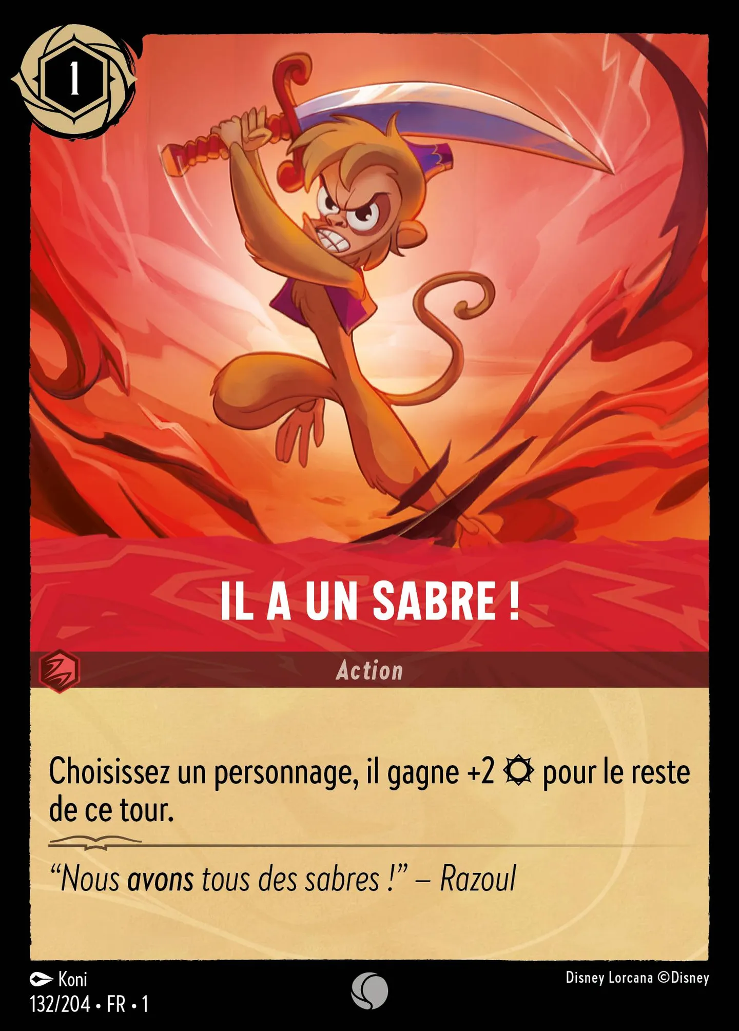 Il a un sabre ! — The First Chapter — Lorcana