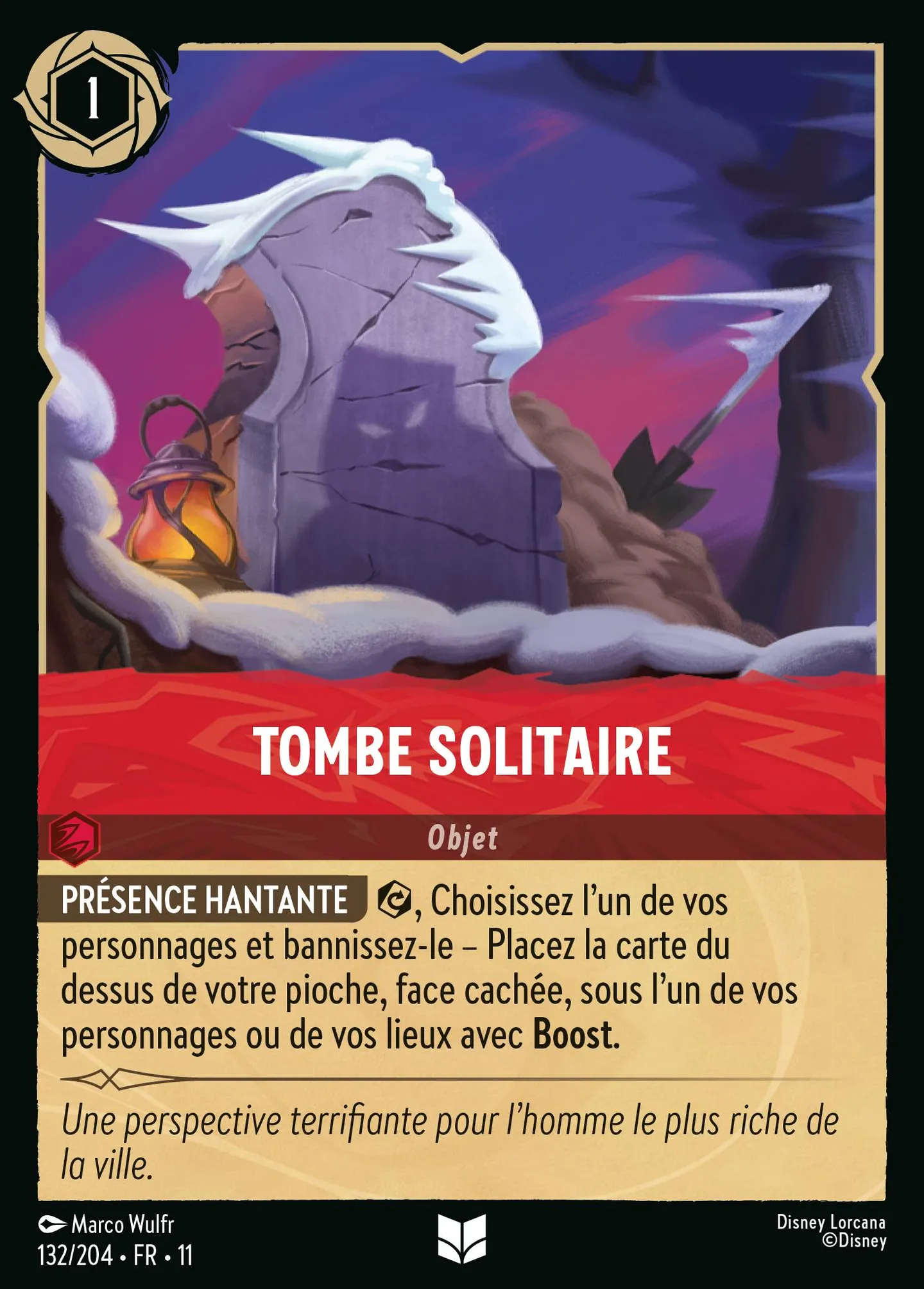 Tombe solitaire — Winterspell — Lorcana