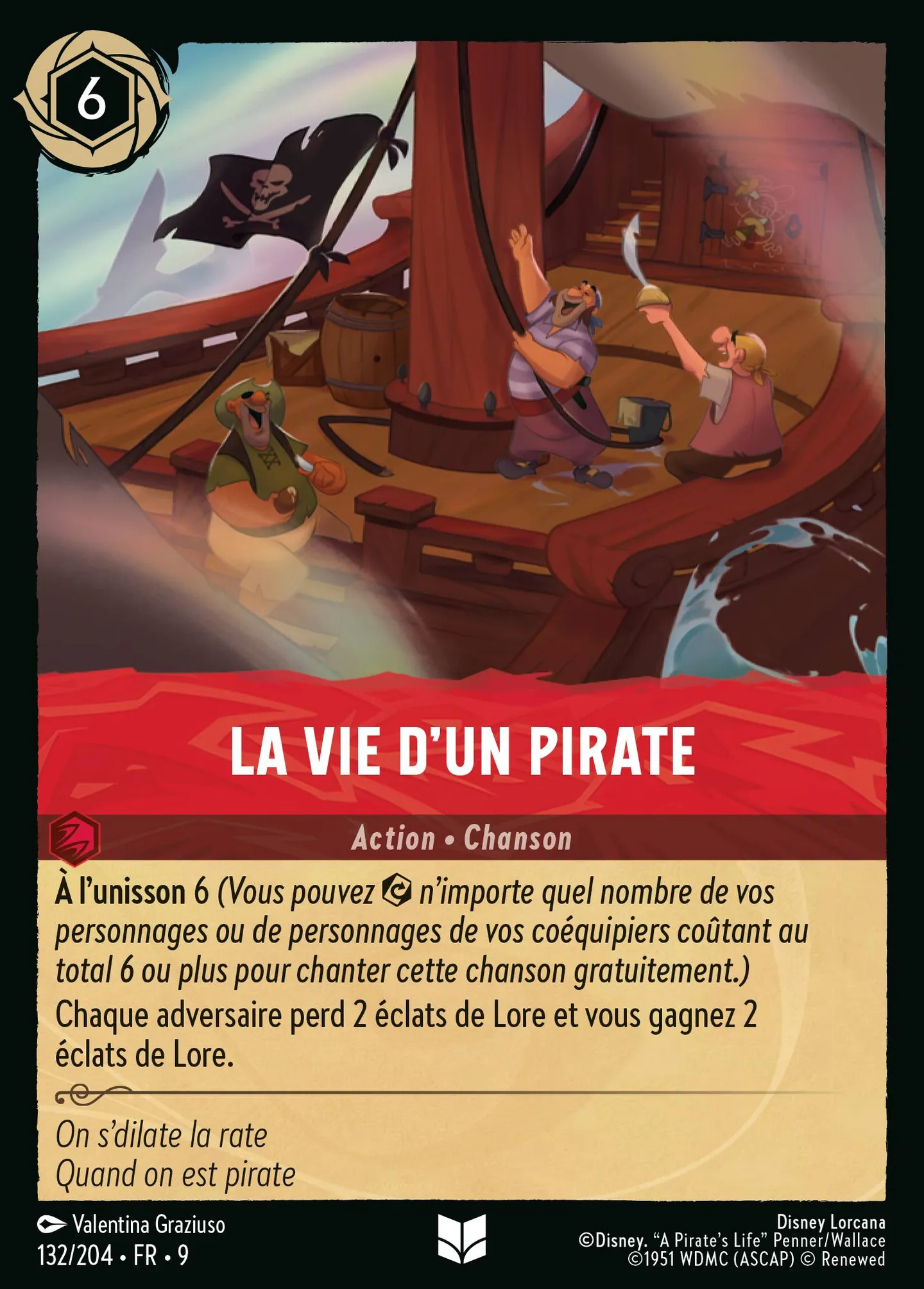 La vie d'un pirate — Fabled — Lorcana