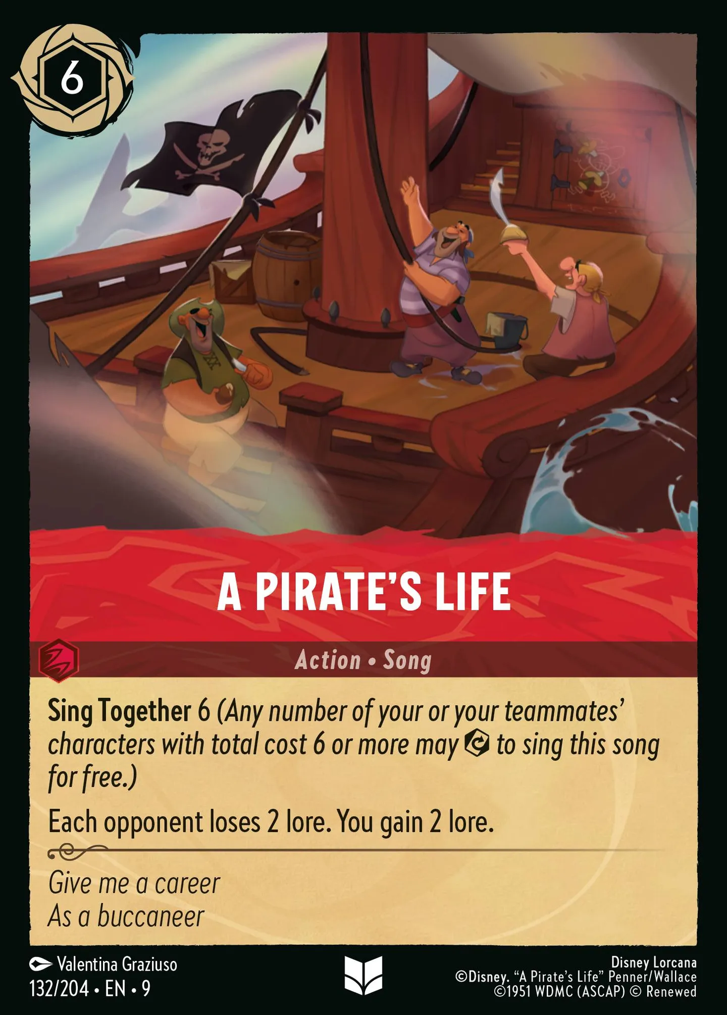 La vie d'un pirate — Fabled — Lorcana
