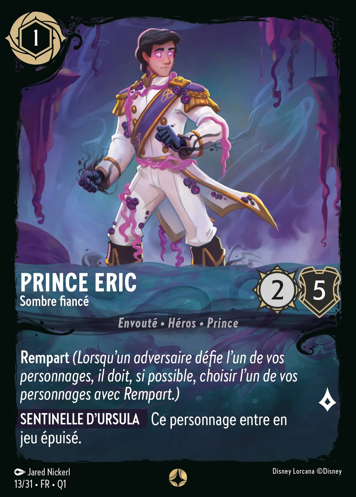 Prince Eric - Sombre fiancé — Illumineer's Quest: Deep Trouble — Lorcana