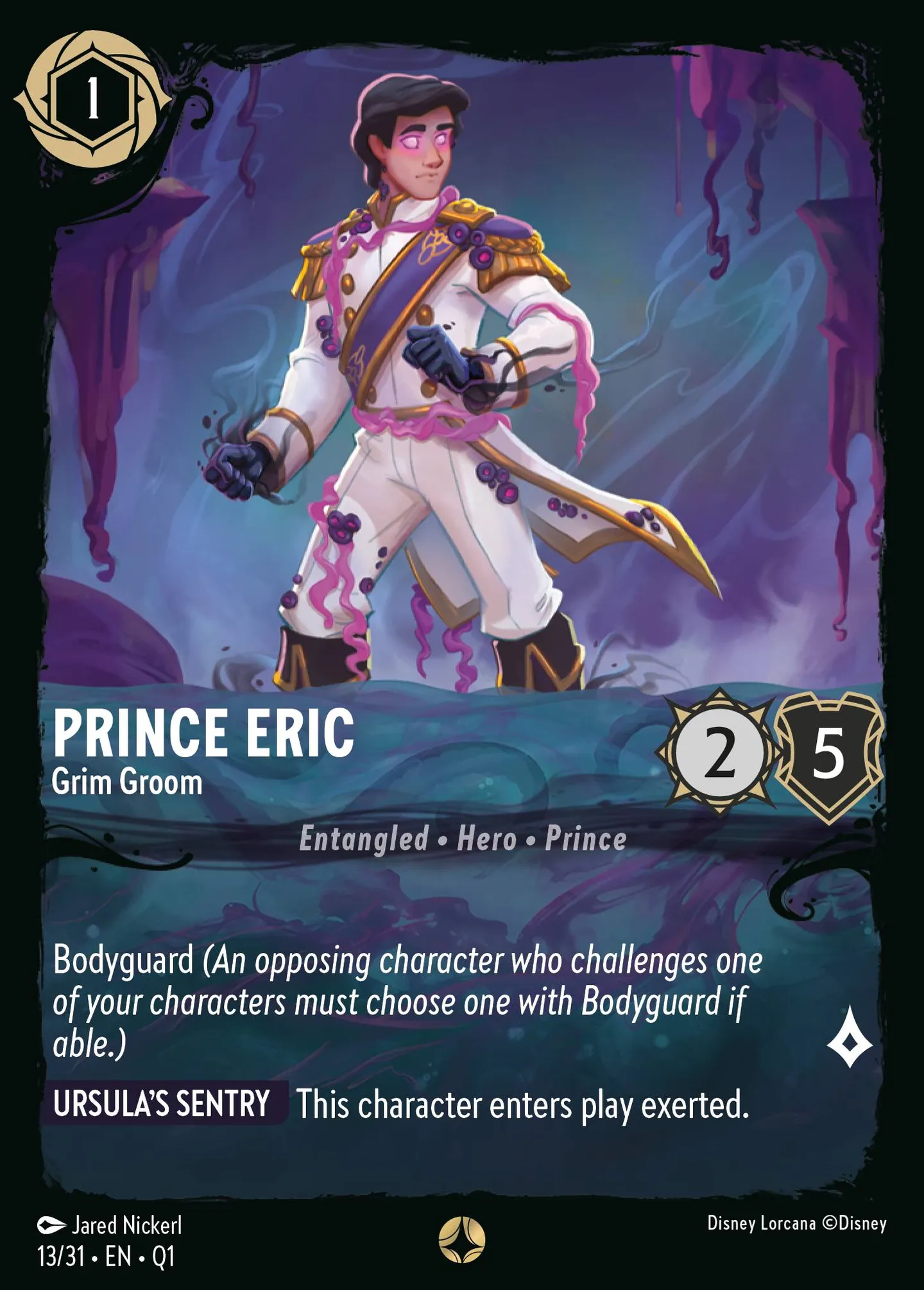Prince Eric - Grim Groom — Illumineer's Quest: Deep Trouble — Lorcana
