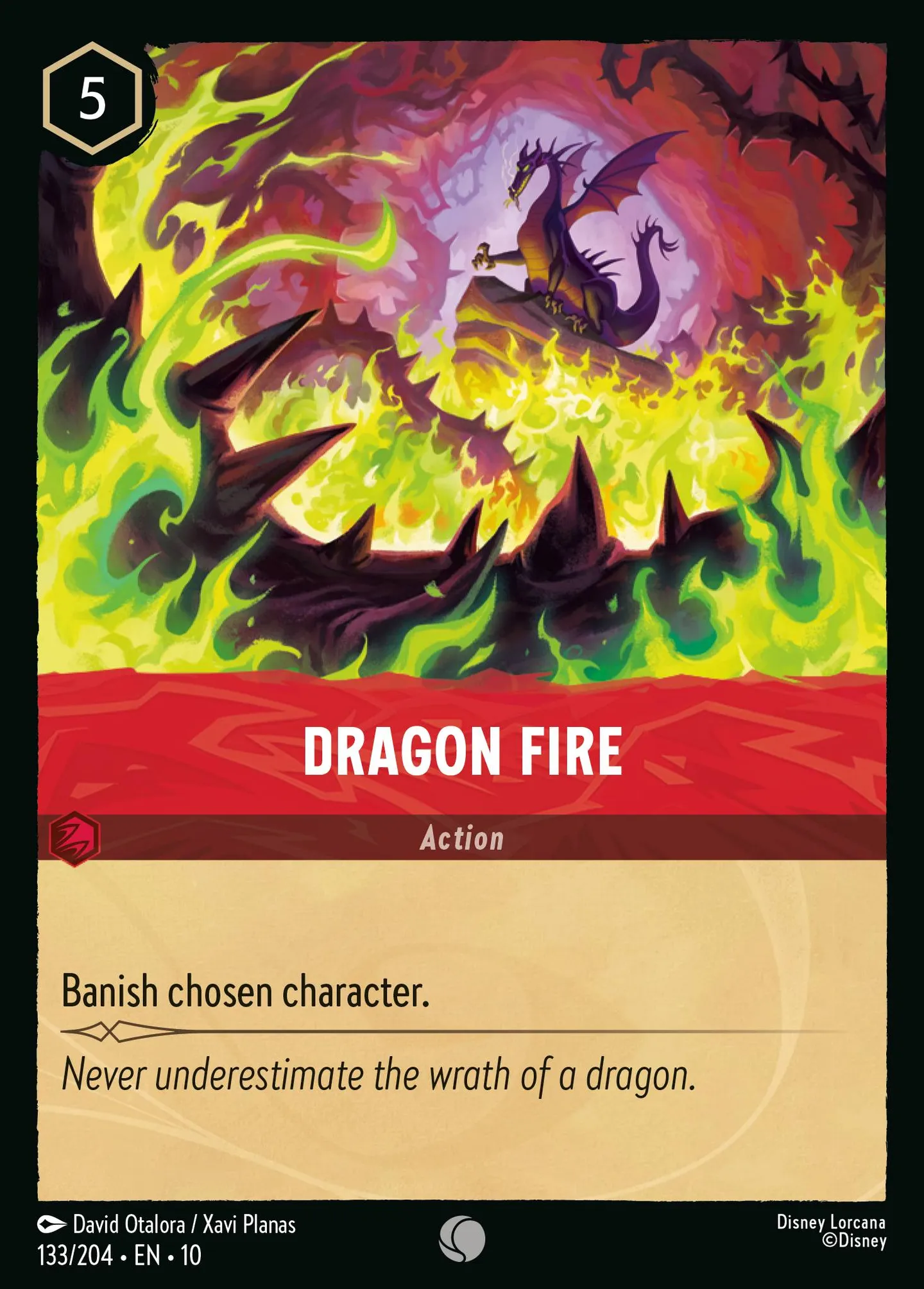 Feu du Dragon — Whispers in the Well — Lorcana