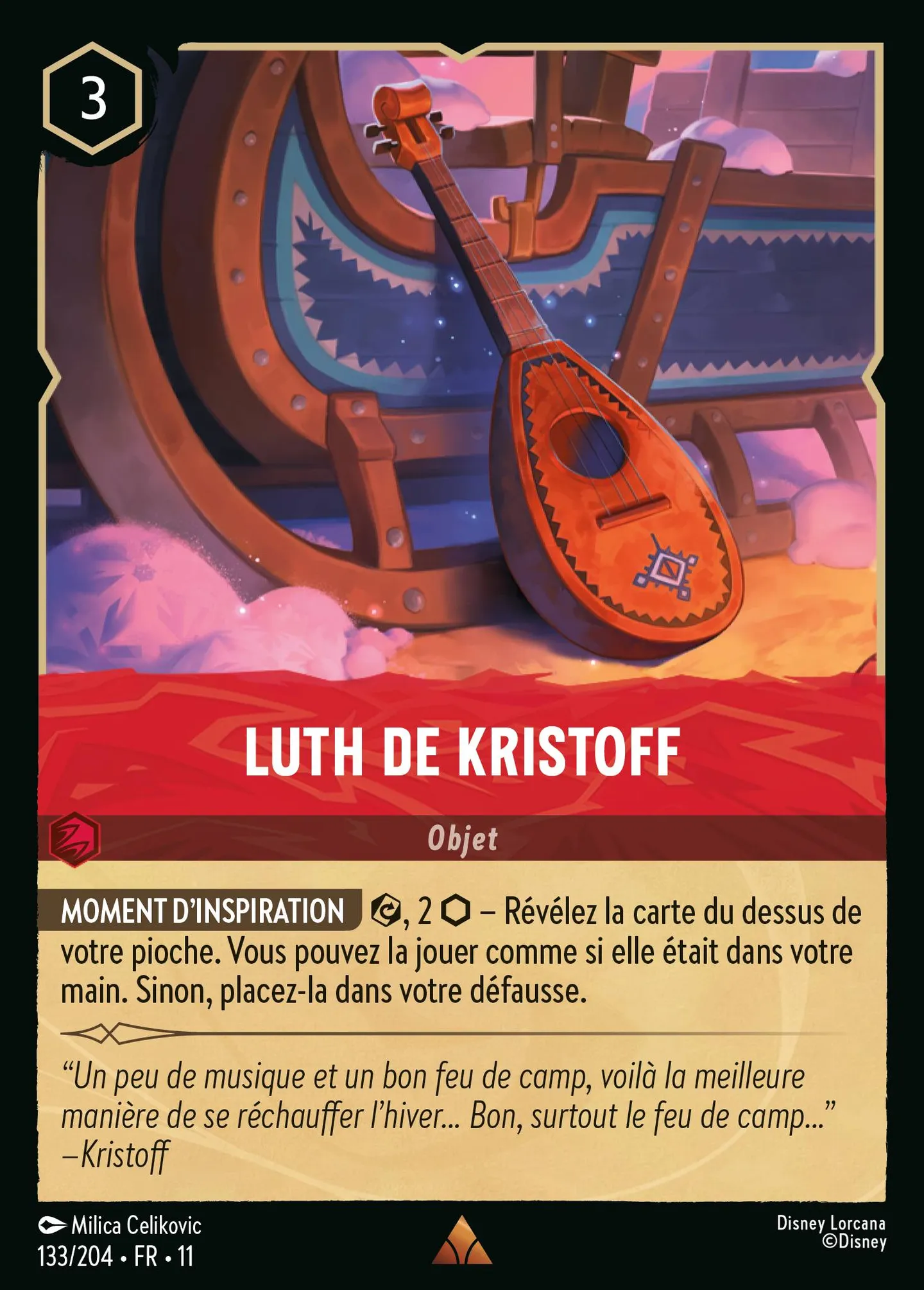Luth de Kristoff — Winterspell — Lorcana