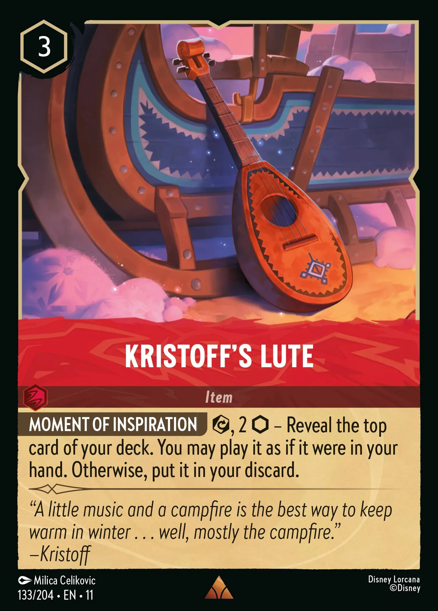 Luth de Kristoff — Winterspell — Lorcana