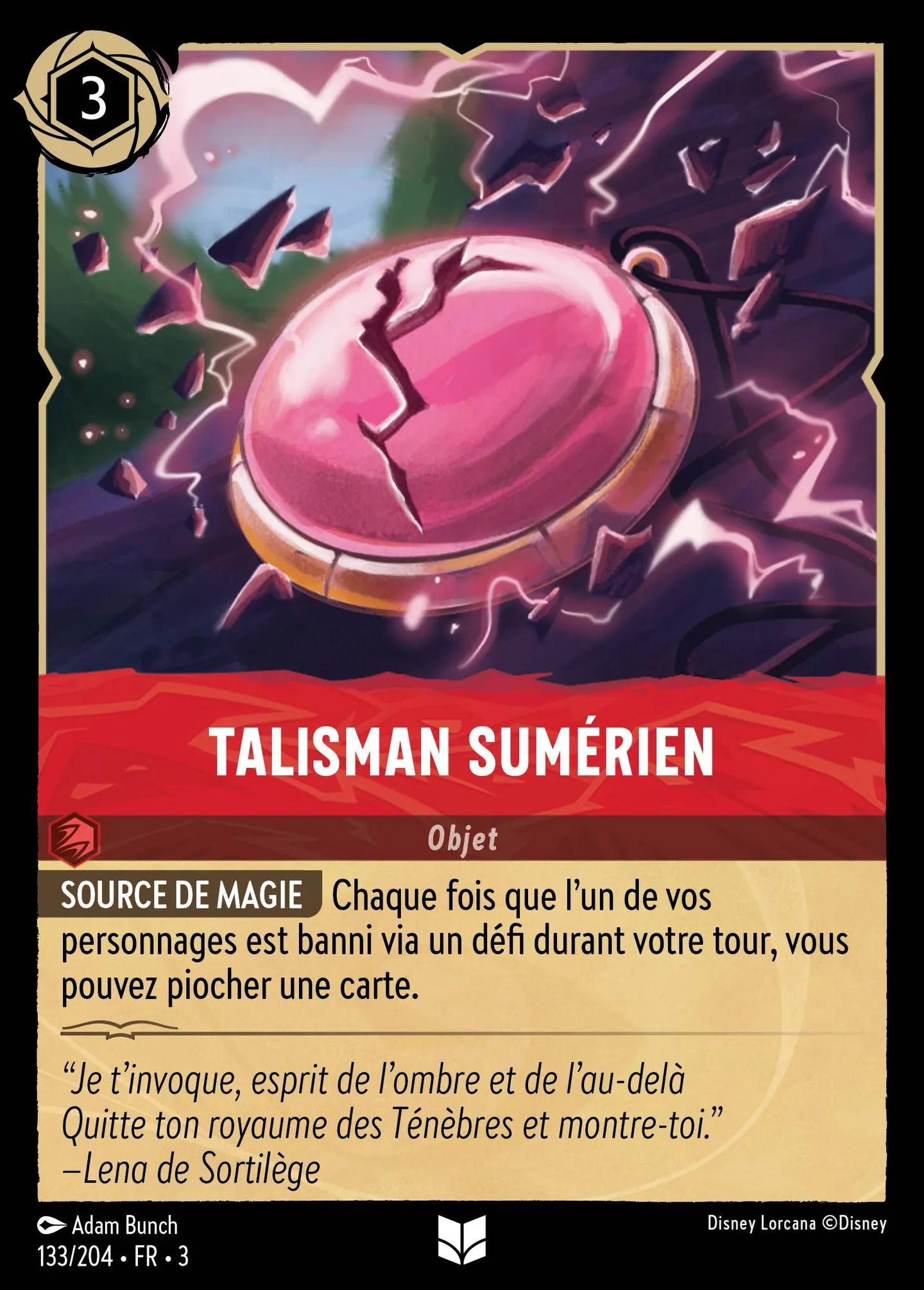 Talisman sumérien — Into the Inklands — Lorcana