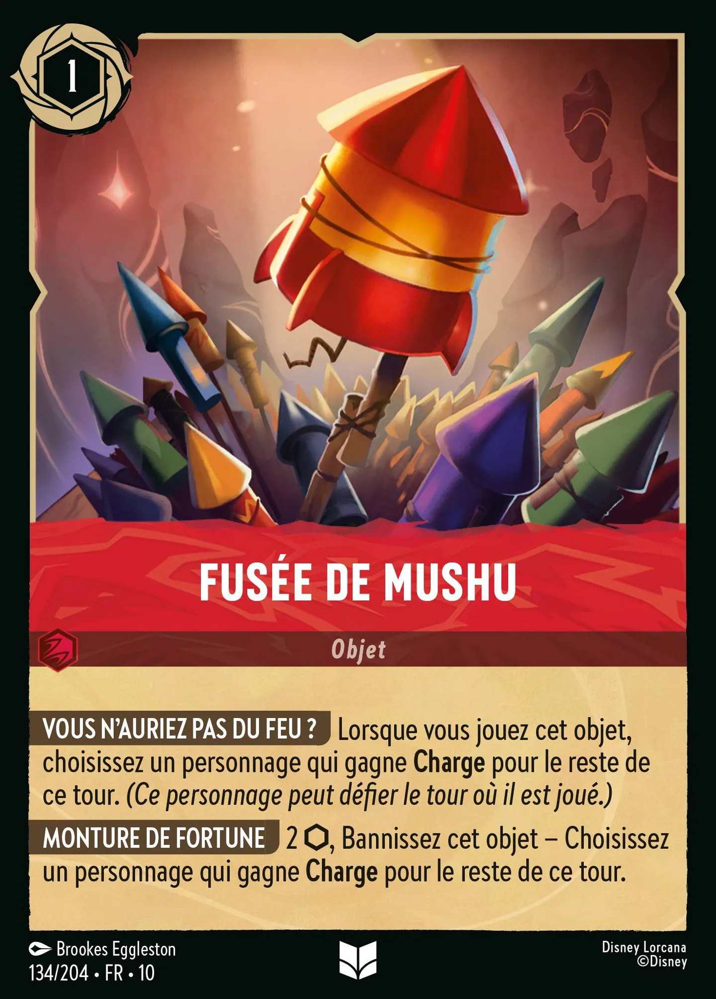 Fusée de Mushu — Whispers in the Well — Lorcana