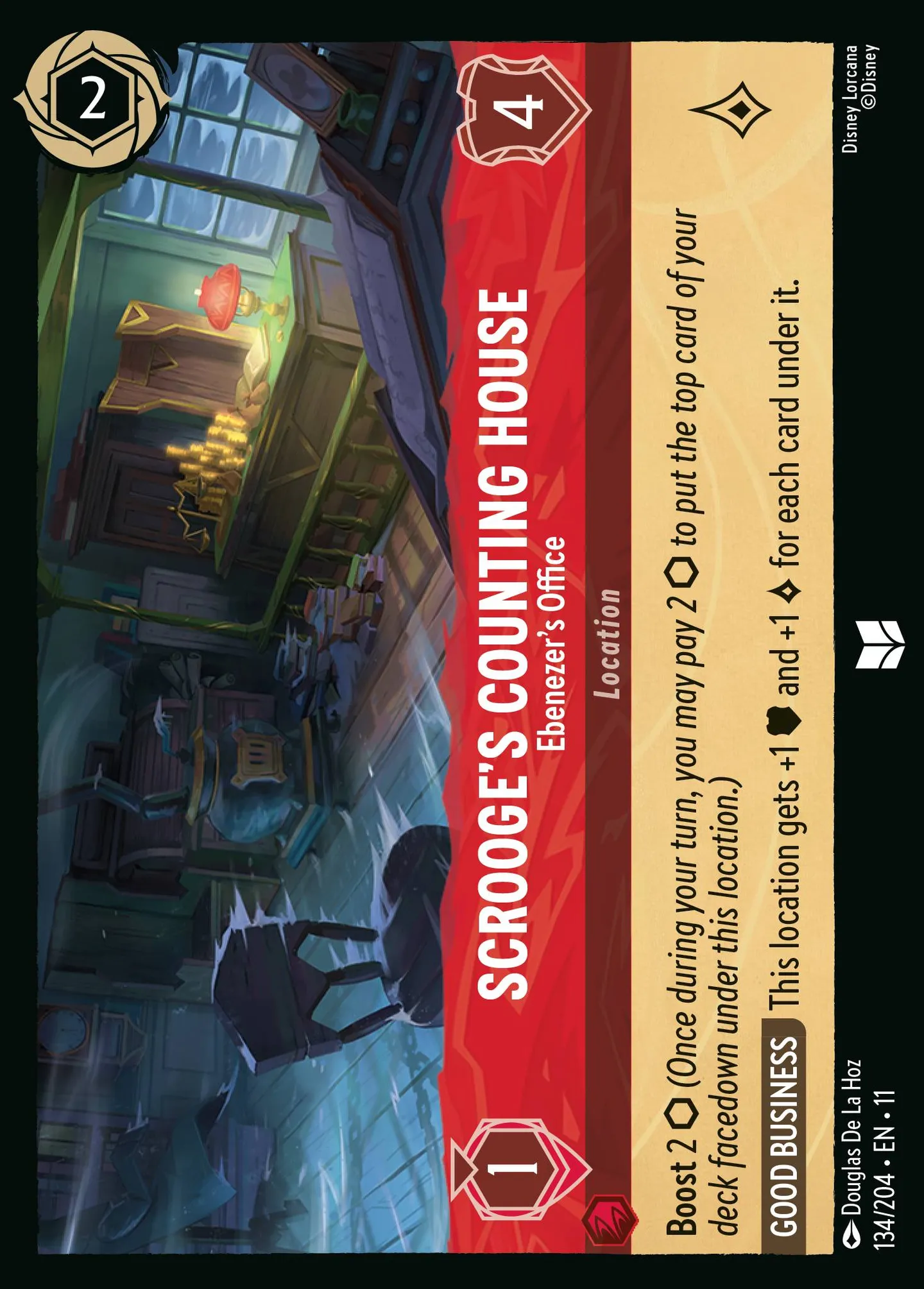 Scrooge's Counting House - Ebenezer's Office — Winterspell — Lorcana