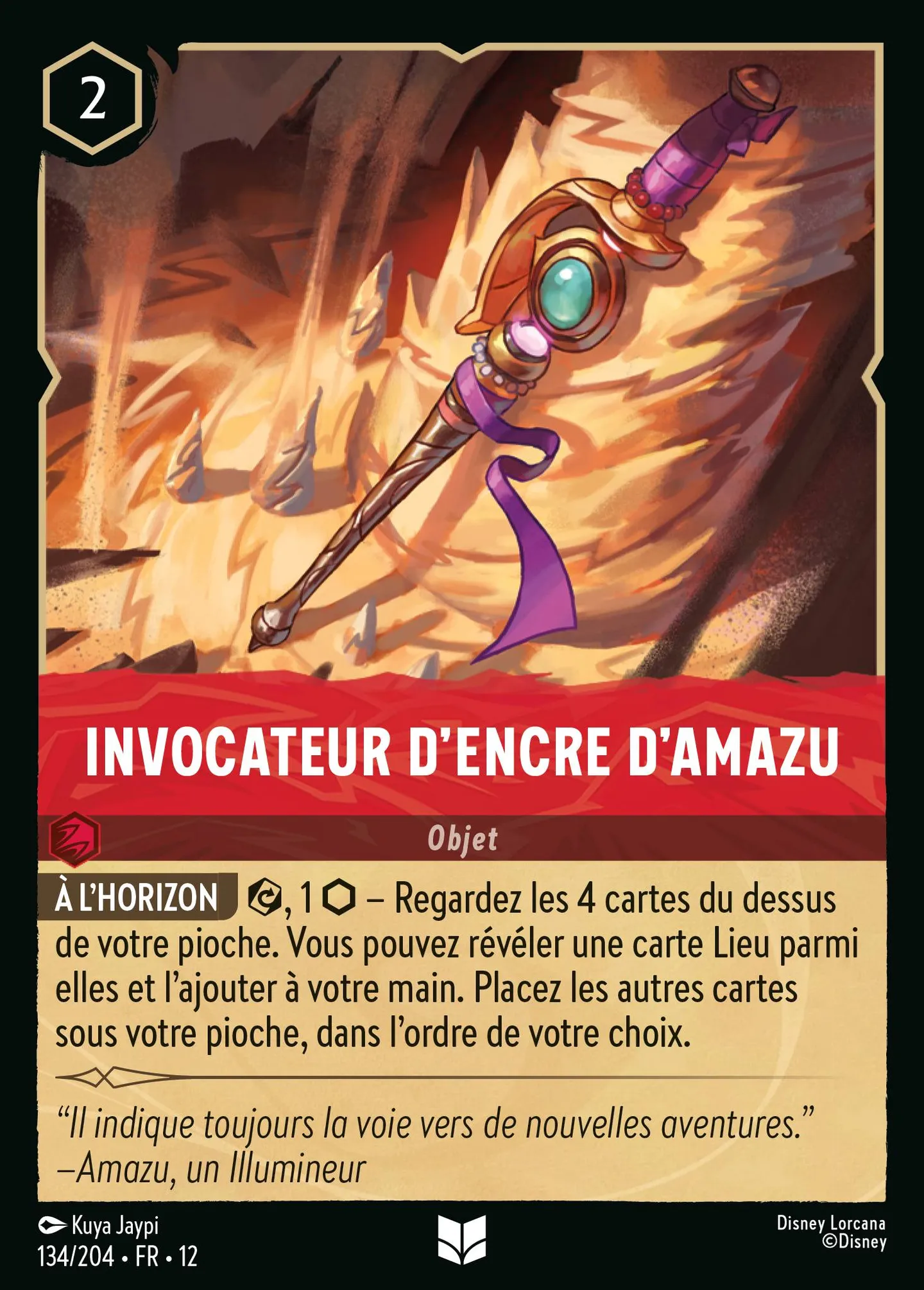 Invocateur d'Encre d'Amazu — Wilds Unknown — Lorcana