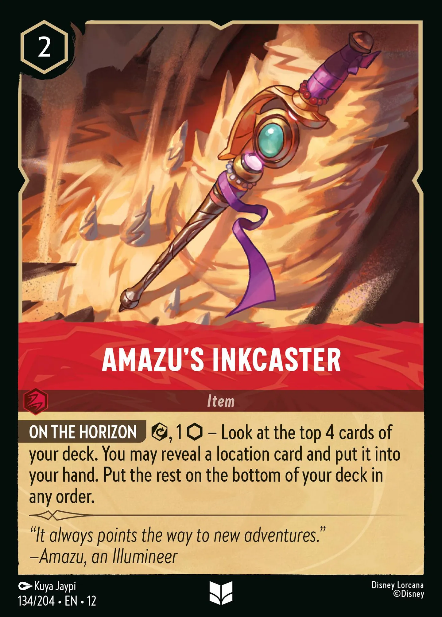 Amazu's Inkcaster — Wilds Unknown — Lorcana
