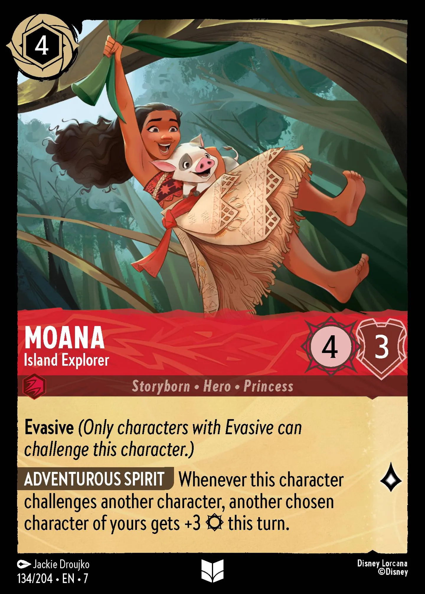 Moana - Island Explorer — Archazia's Island — Lorcana
