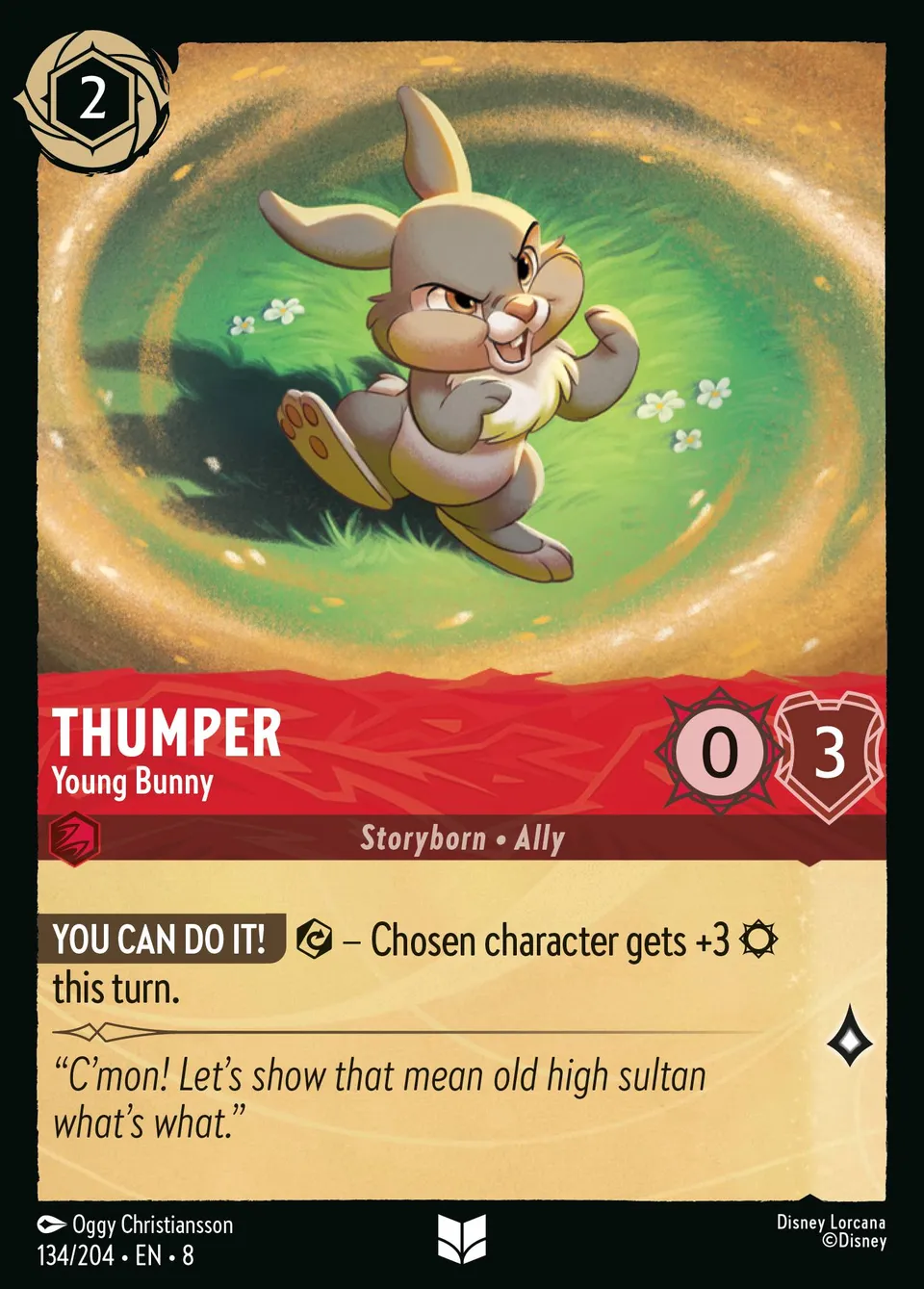 Thumper - Young Bunny from The Reign of Jafar - Lorcana