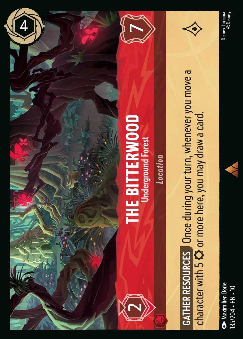 The Bitterwood - Underground Forest from Whispers in the Well - Lorcana