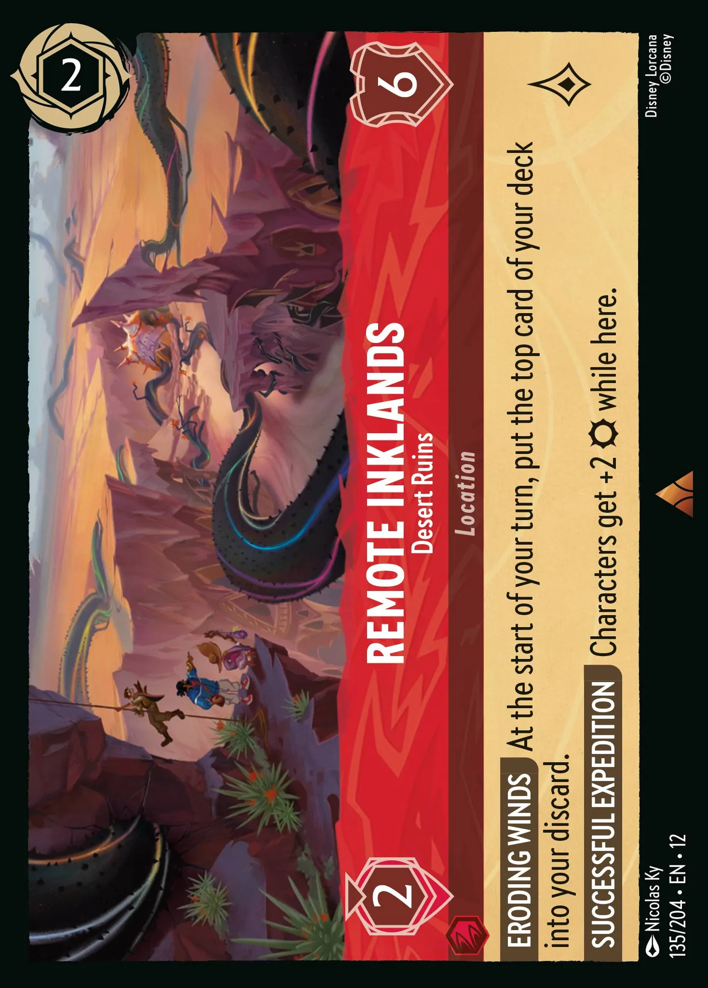 Remote Inklands - Desert Ruins — Wilds Unknown — Lorcana
