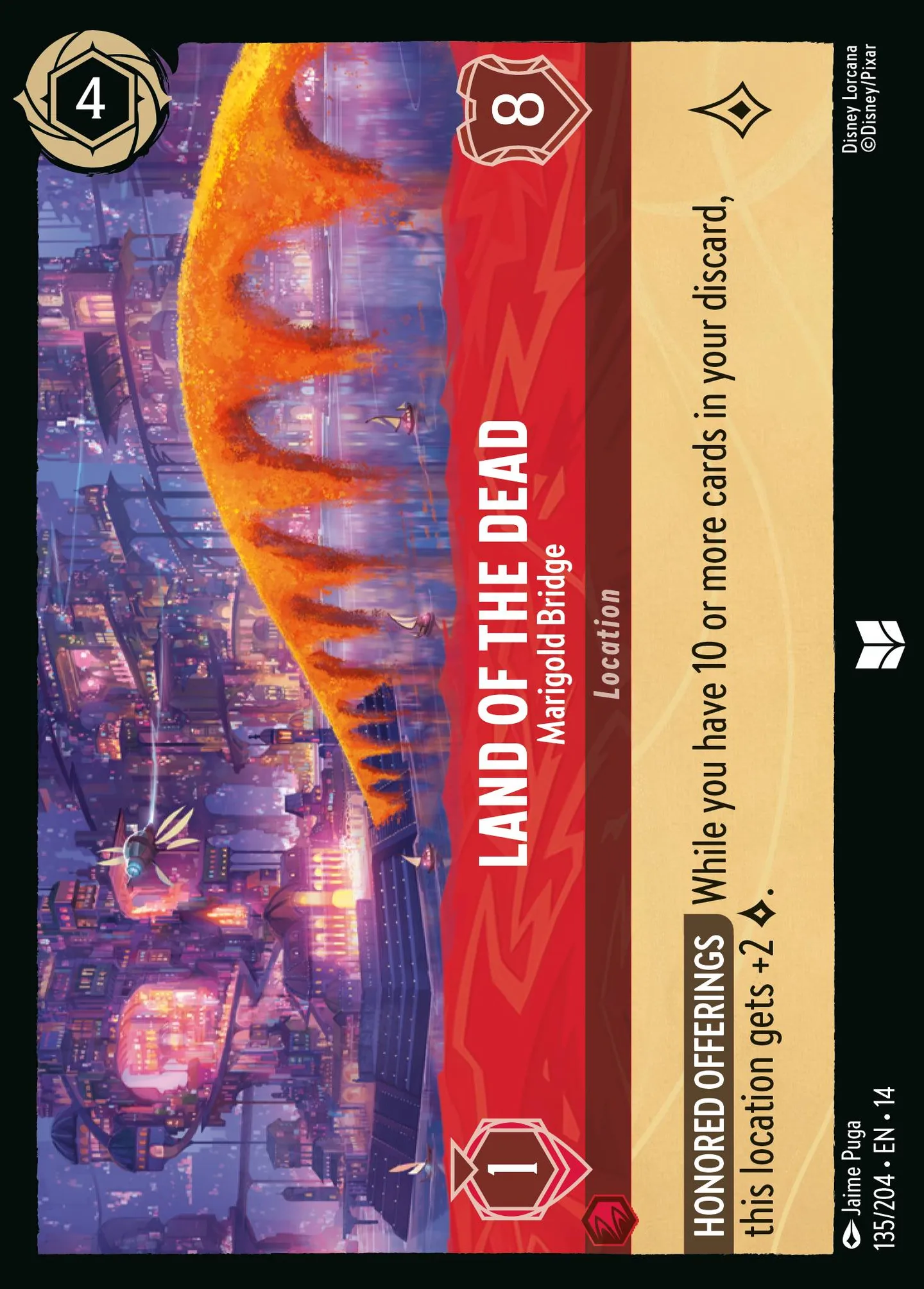 Land of the Dead - Marigold Bridge — Hyperia City — Lorcana