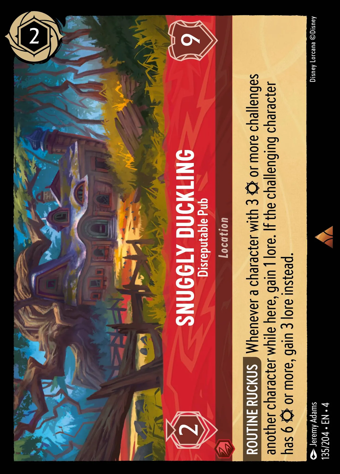 Snuggly Duckling - Disreputable Pub — Ursula's Return — Lorcana