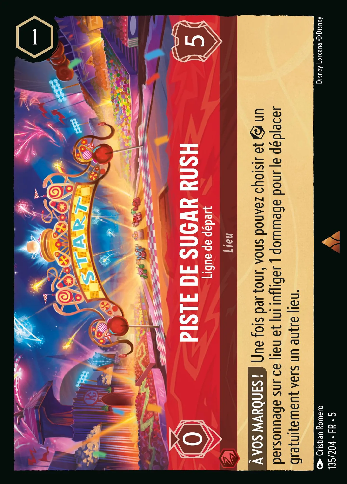 Piste de Sugar Rush - Ligne de départ — Shimmering Skies — Lorcana