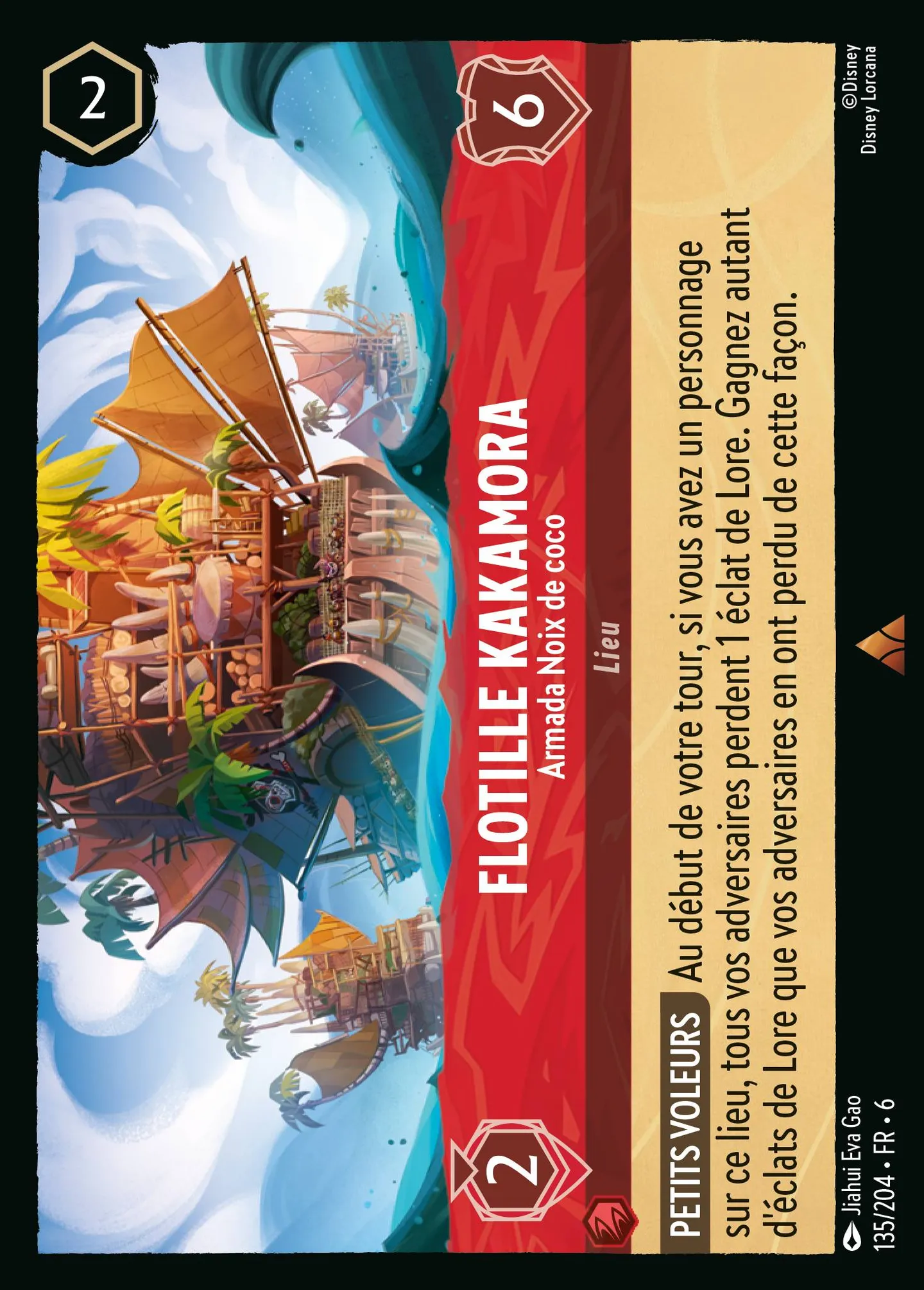 Flotille Kakamora - Armada Noix de coco — Azurite Sea — Lorcana
