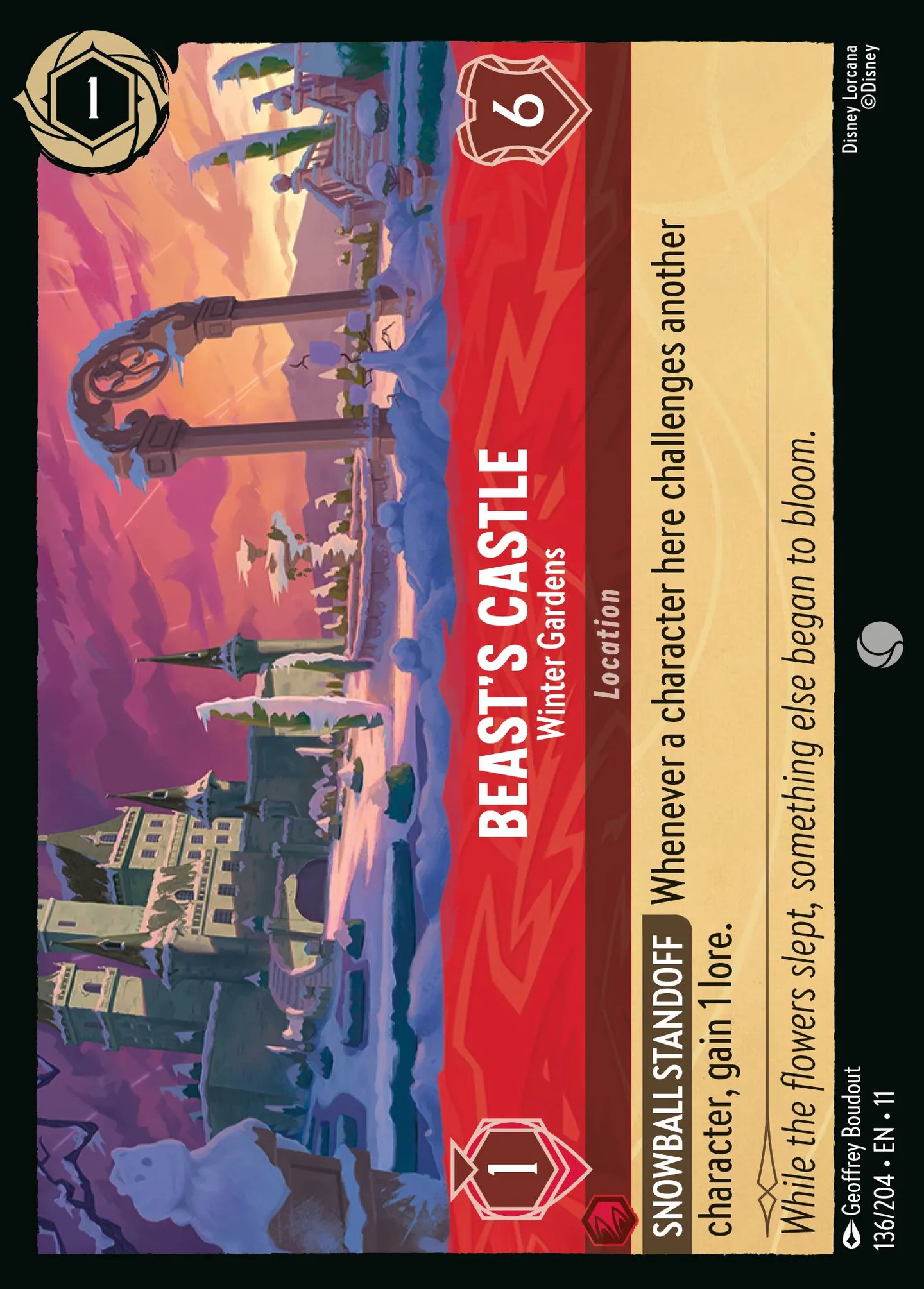 Beast's Castle - Winter Gardens — Winterspell — Lorcana