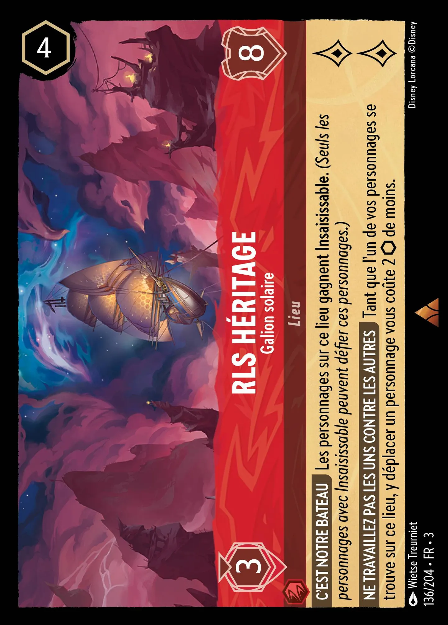 RLS Héritage - Galion solaire — Into the Inklands — Lorcana
