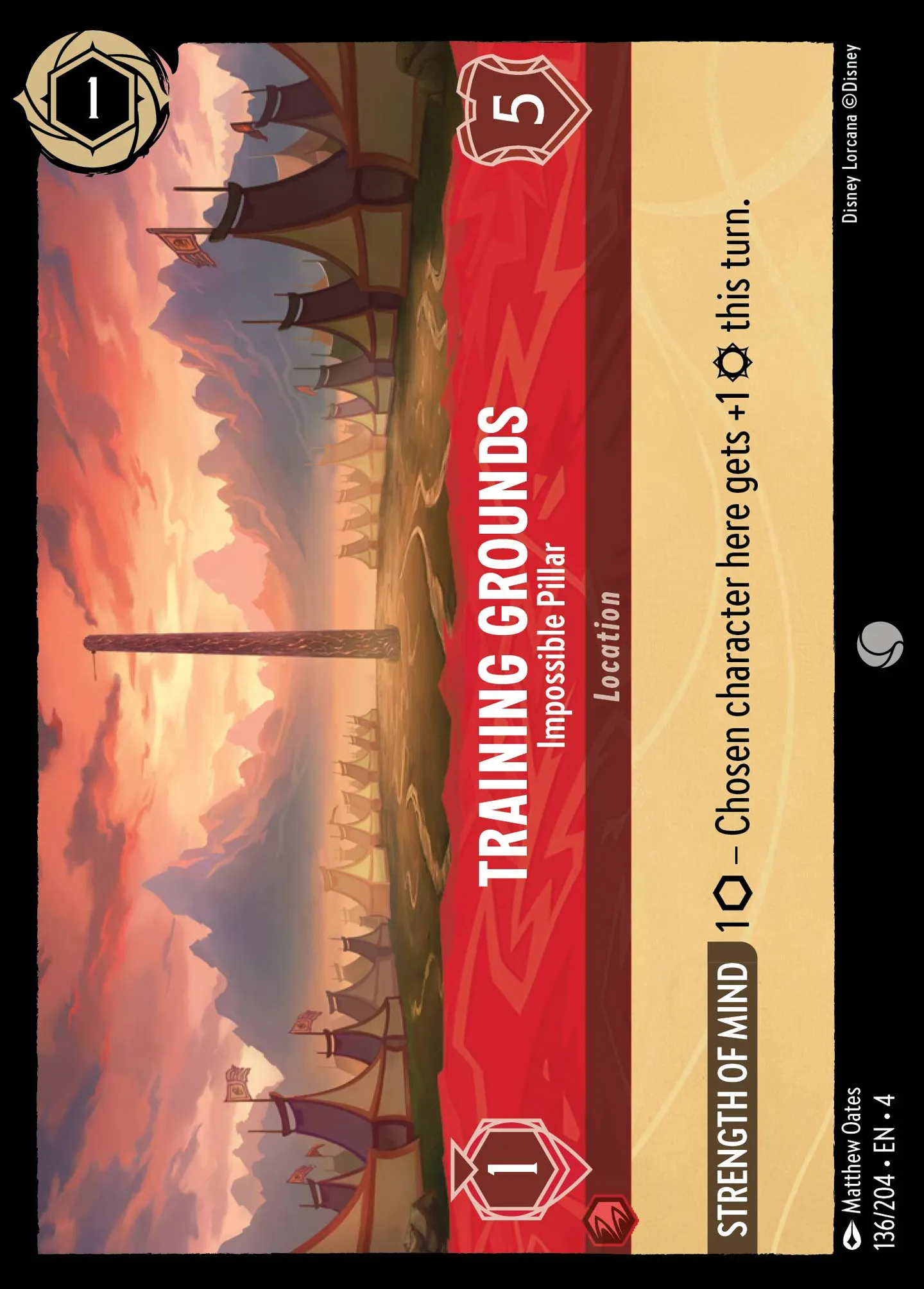 Training Grounds - Impossible Pillar — Ursula's Return — Lorcana