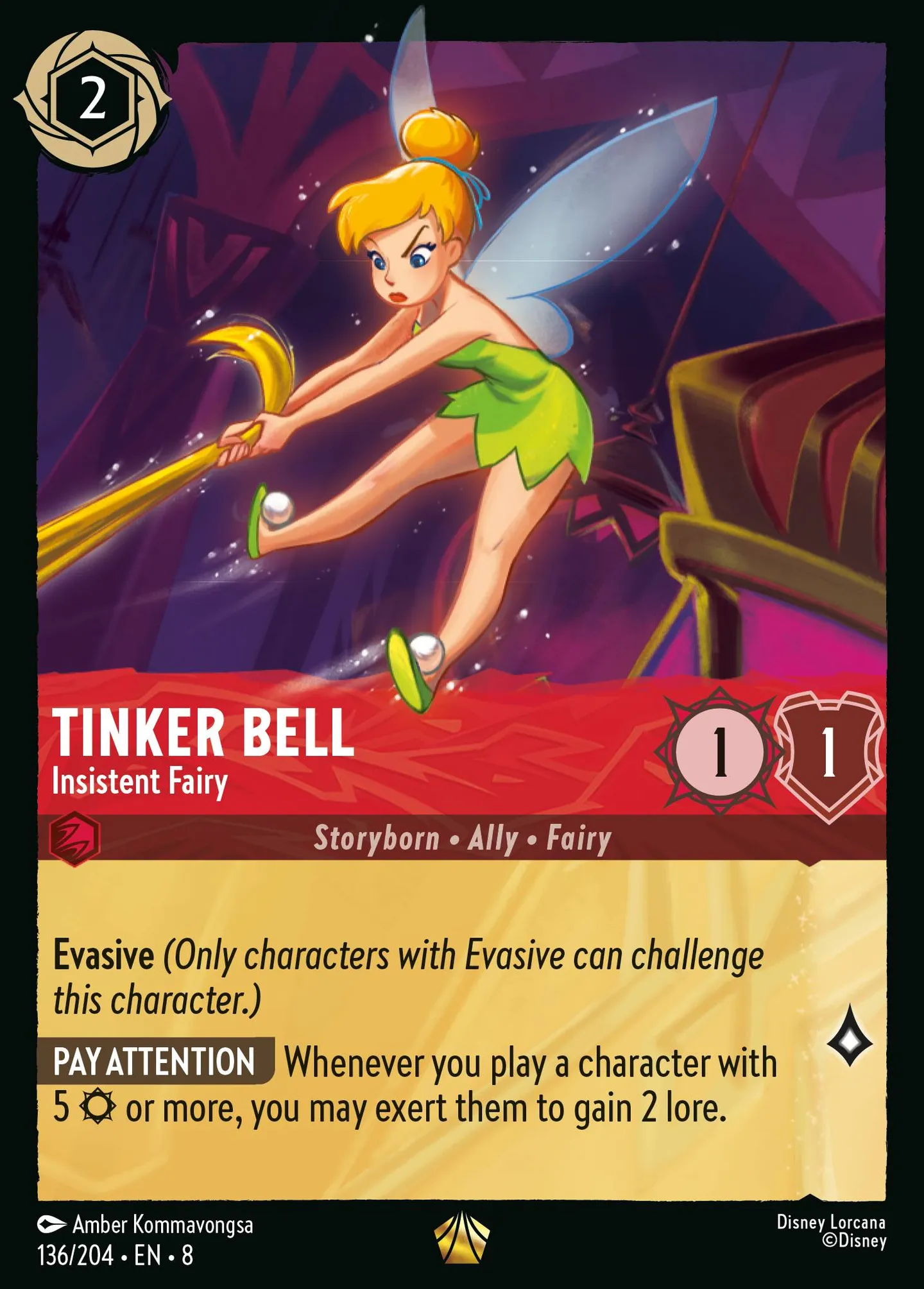 Tinker Bell - Insistent Fairy — The Reign of Jafar — Lorcana