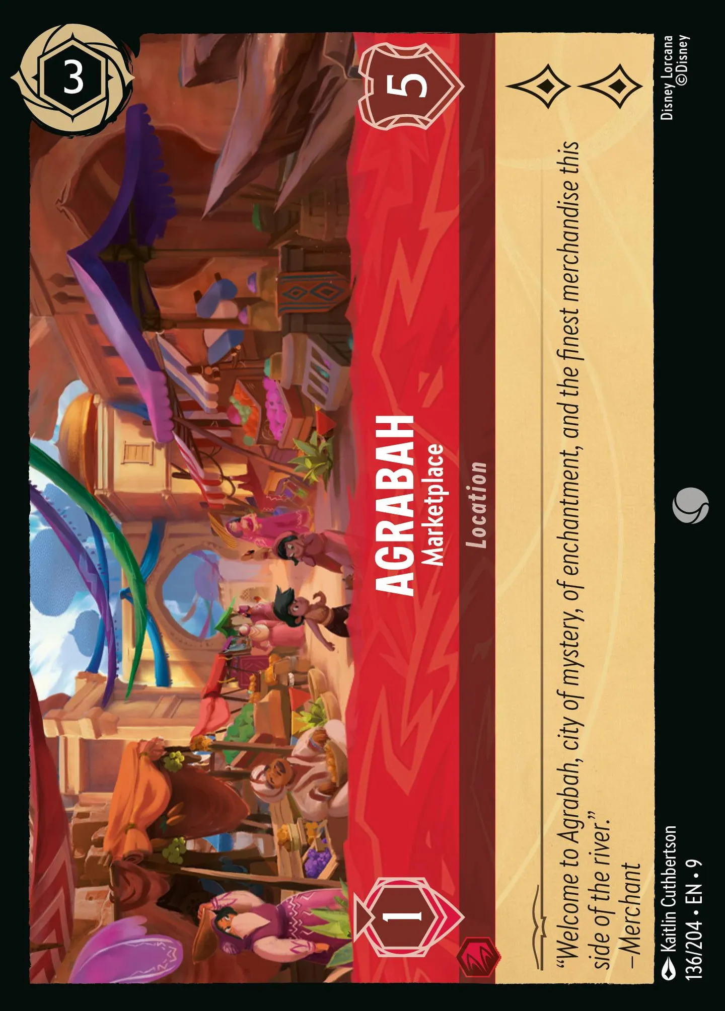 Agrabah - Marketplace — Fabled — Lorcana