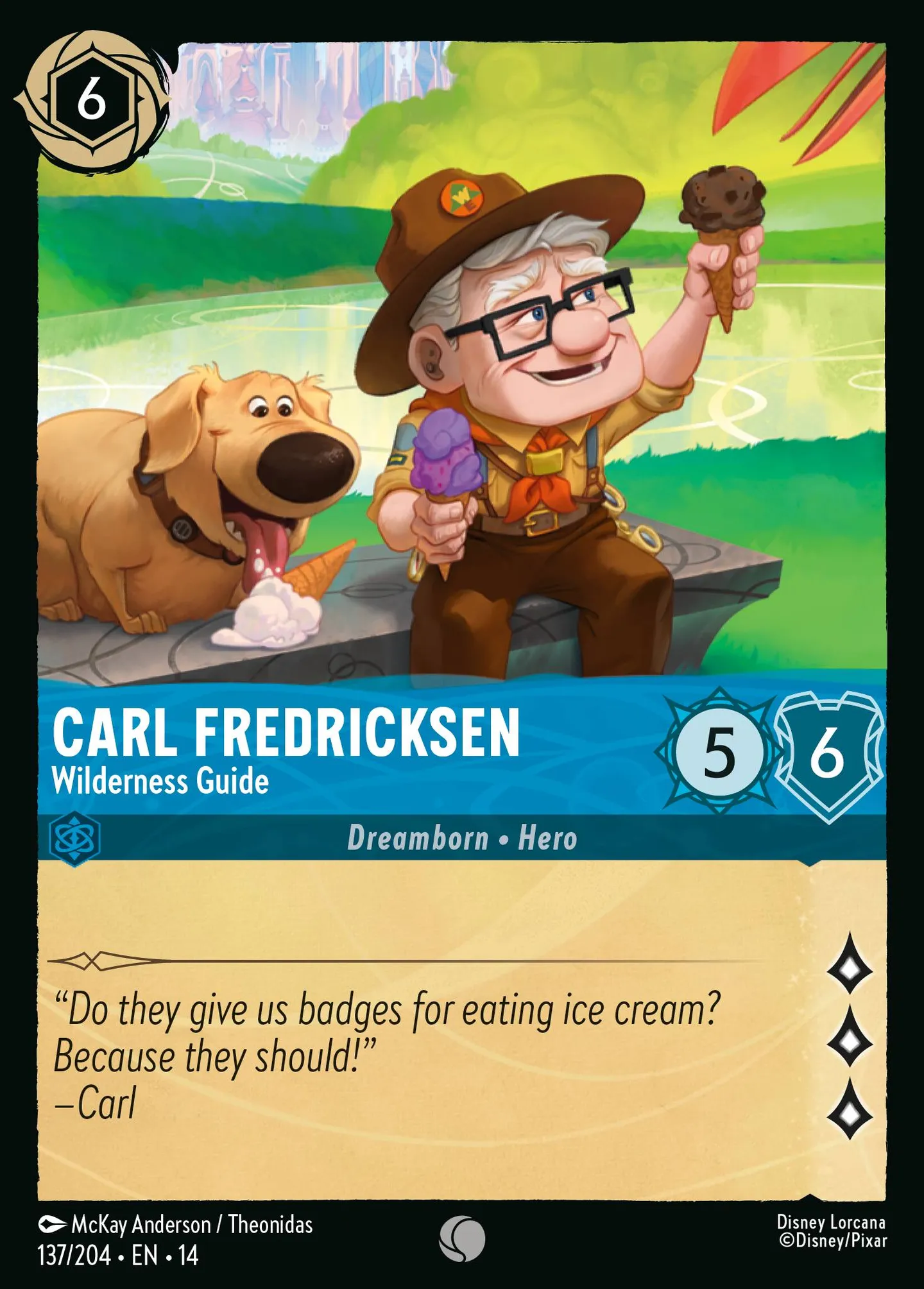Carl Fredricksen - Wilderness Guide — Hyperia City — Lorcana