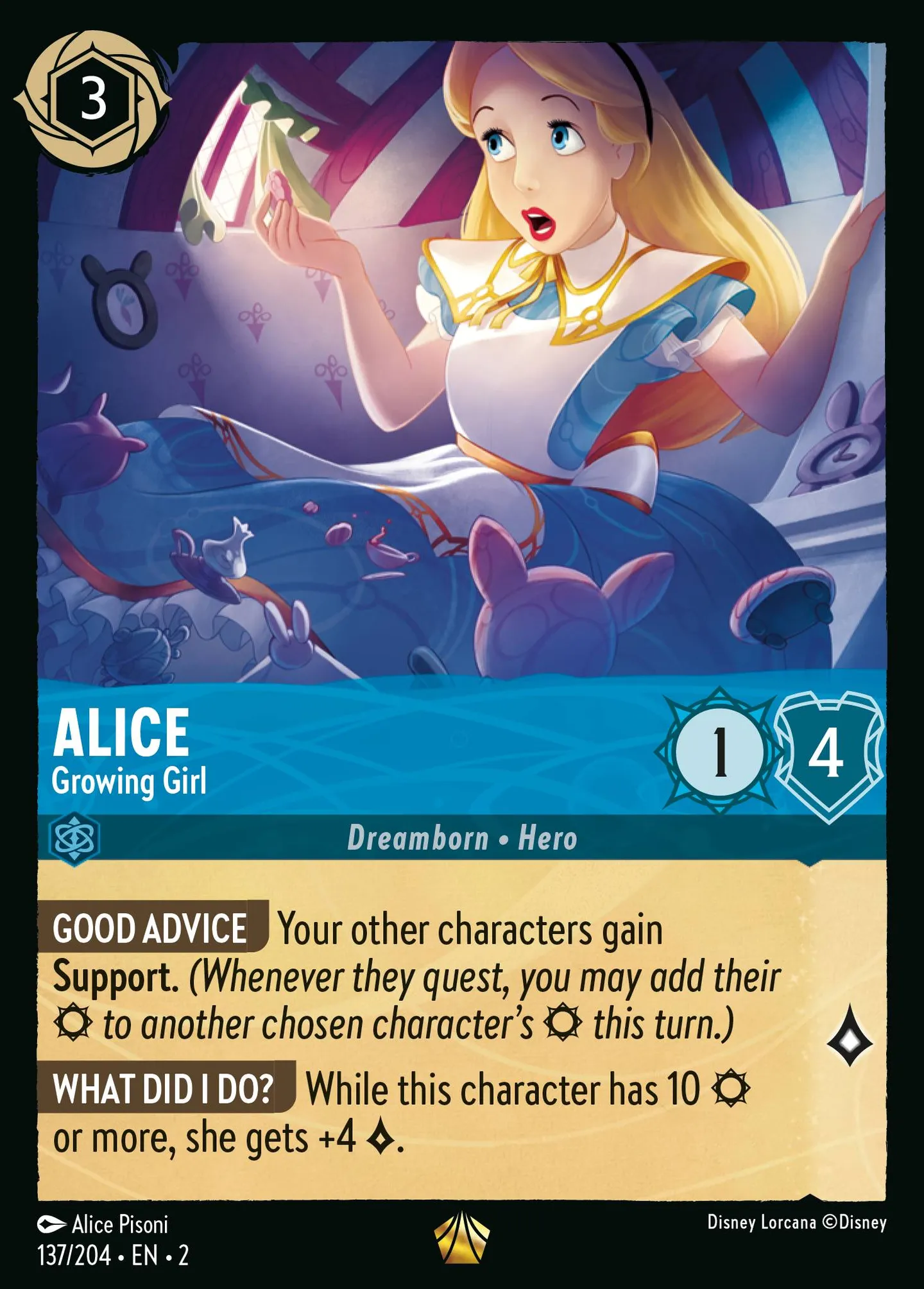 Alice - Growing Girl — Rise of the Floodborn — Lorcana