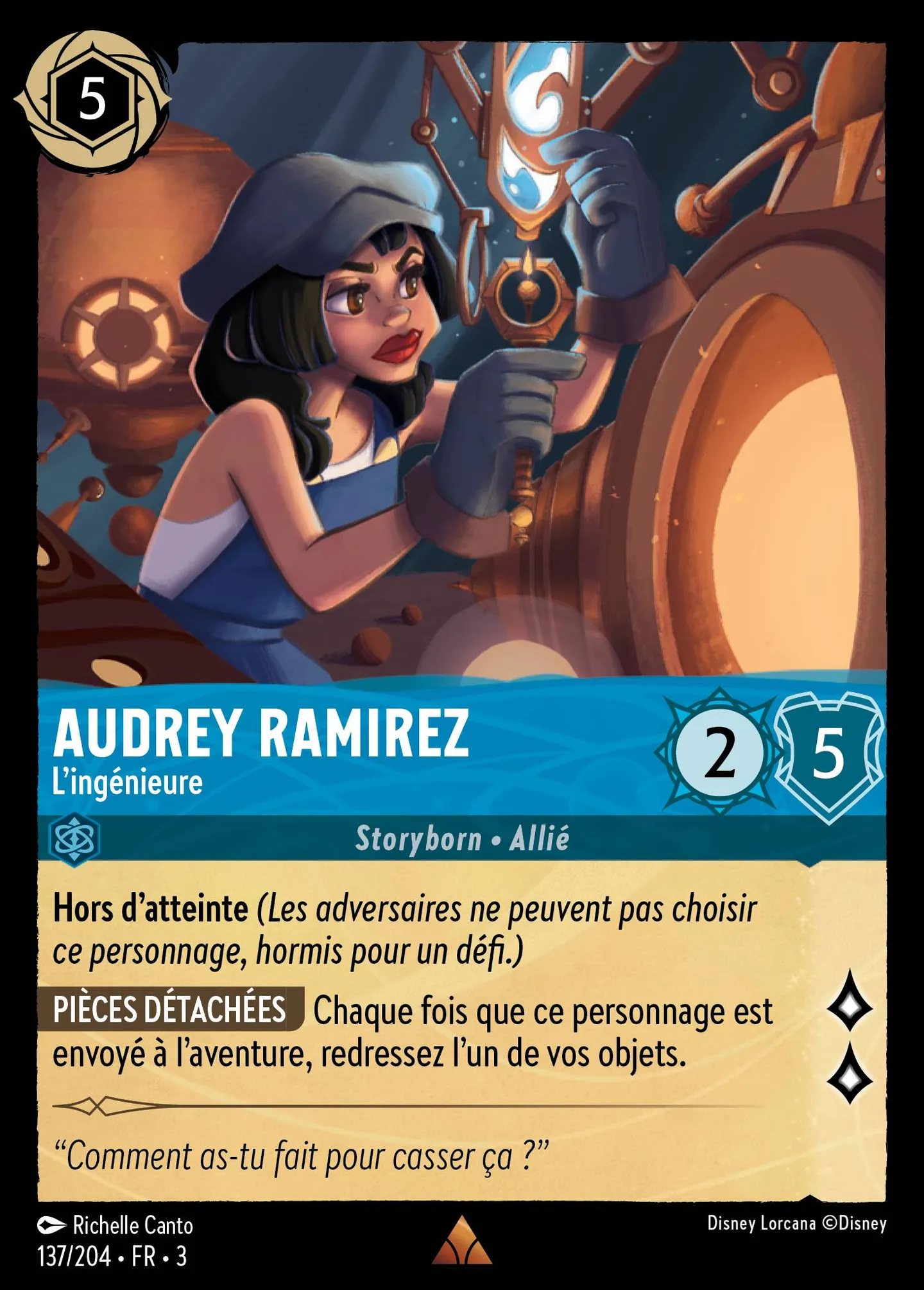Audrey Ramirez - L'ingénieure — Into the Inklands — Lorcana