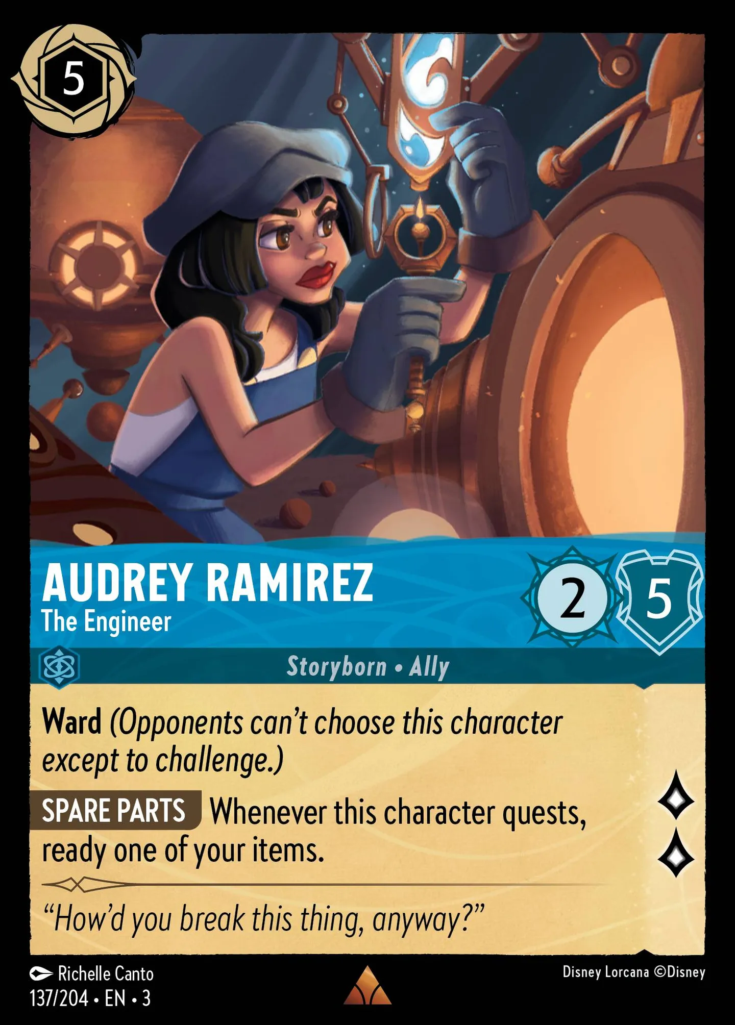 Audrey Ramirez - The Engineer — Into the Inklands — Lorcana