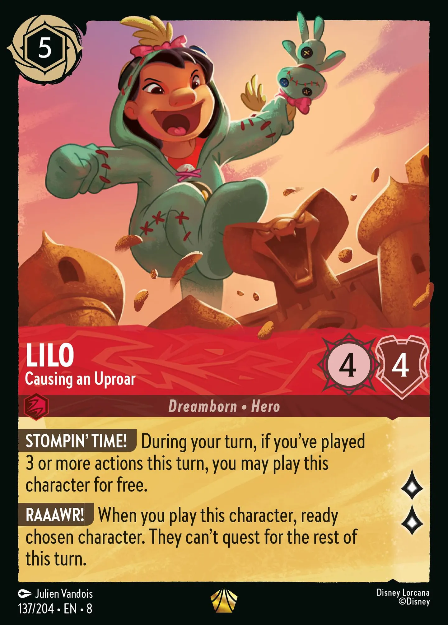 Lilo - Causing an Uproar — The Reign of Jafar — Lorcana