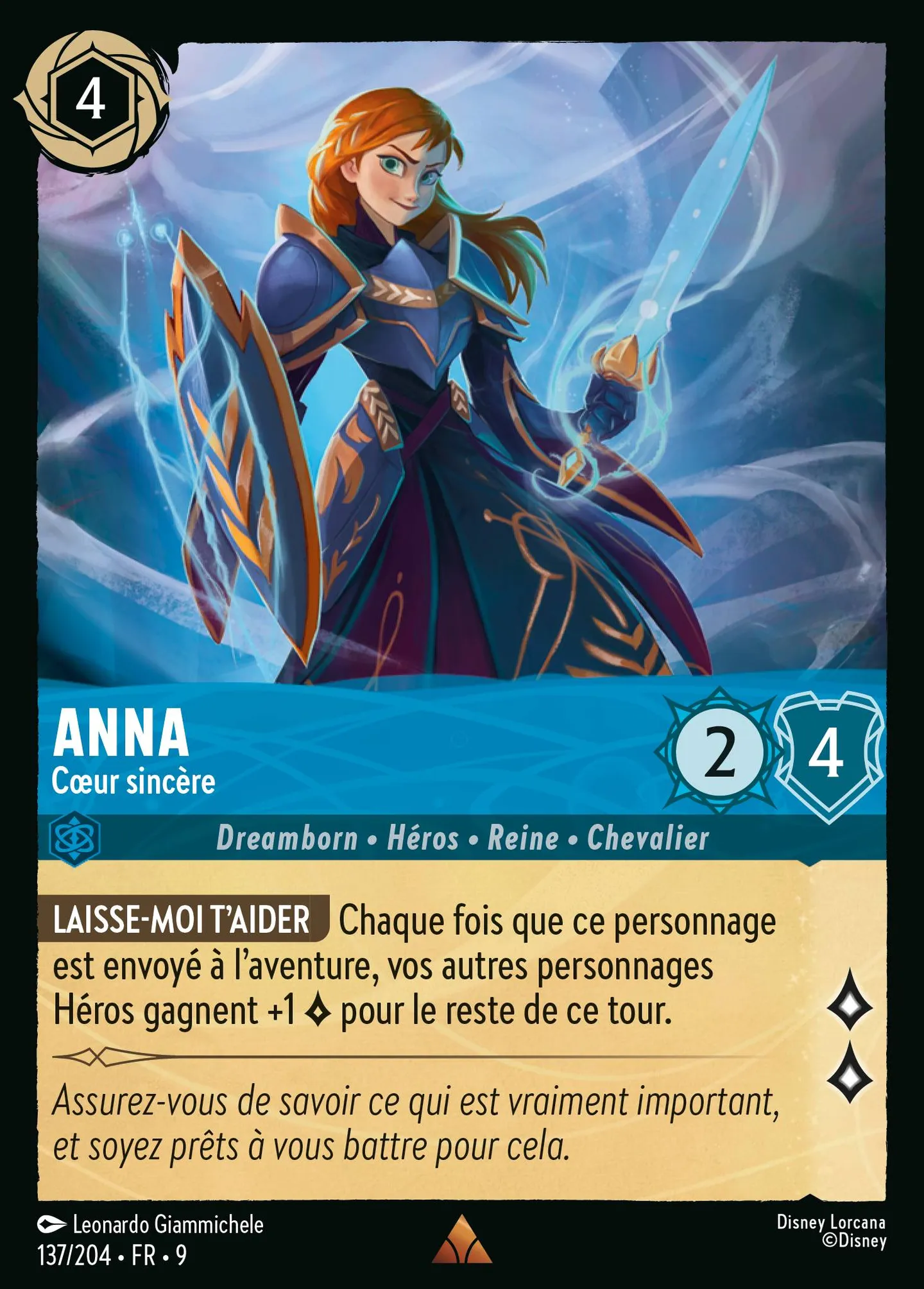 Anna - Cœur sincère — Fabled — Lorcana