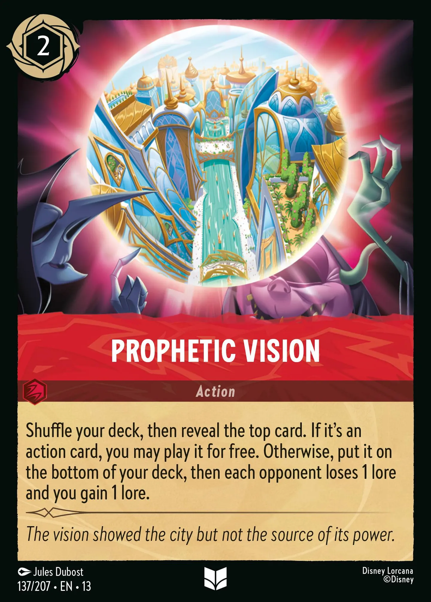 Prophetic Vision — Attack of the Vine! — Lorcana