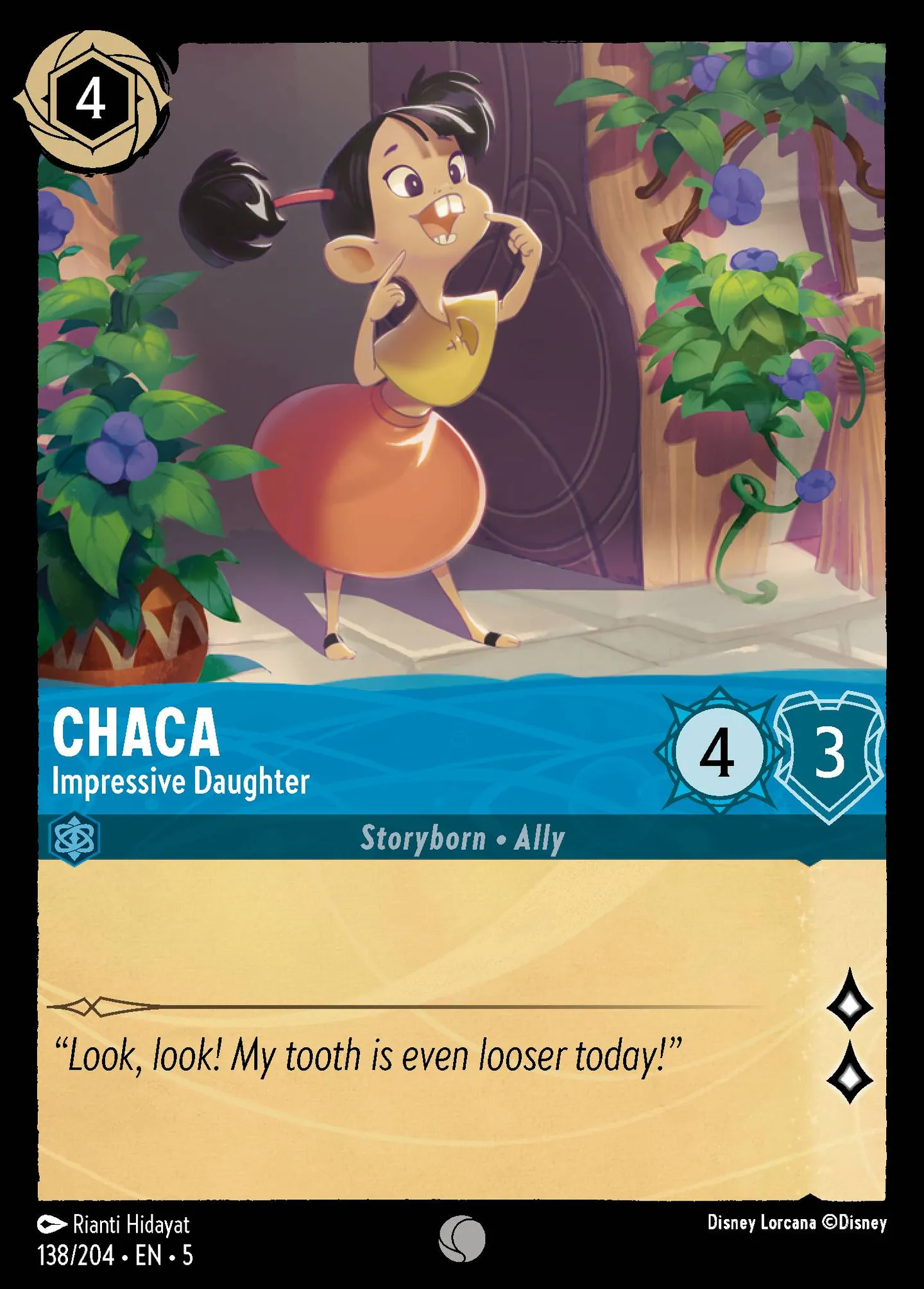 Chaca - Impressive Daughter — Shimmering Skies — Lorcana