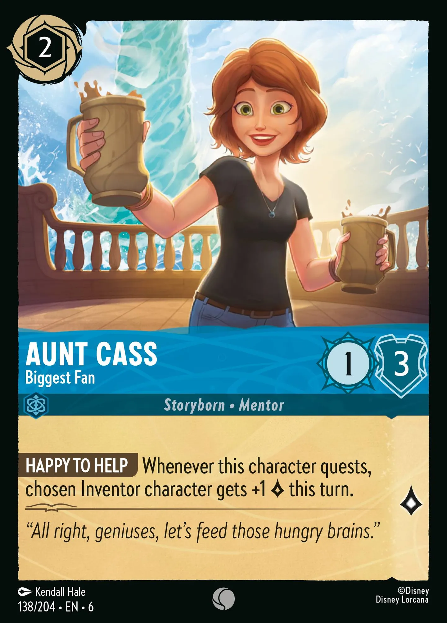 Tante Cassie - Plus grande fan — Azurite Sea — Lorcana