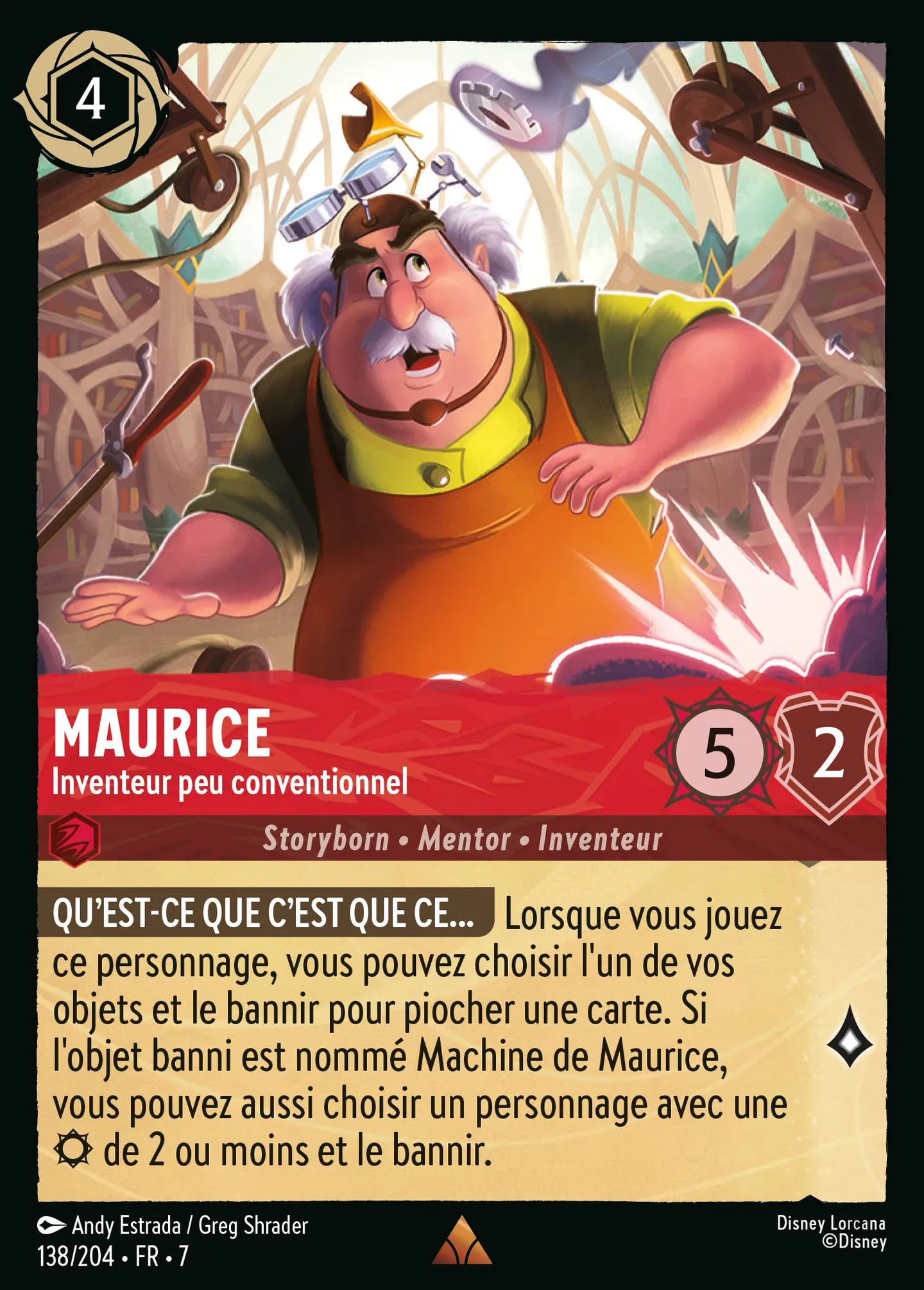 Maurice - Inventeur peu conventionnel — Archazia's Island — Lorcana