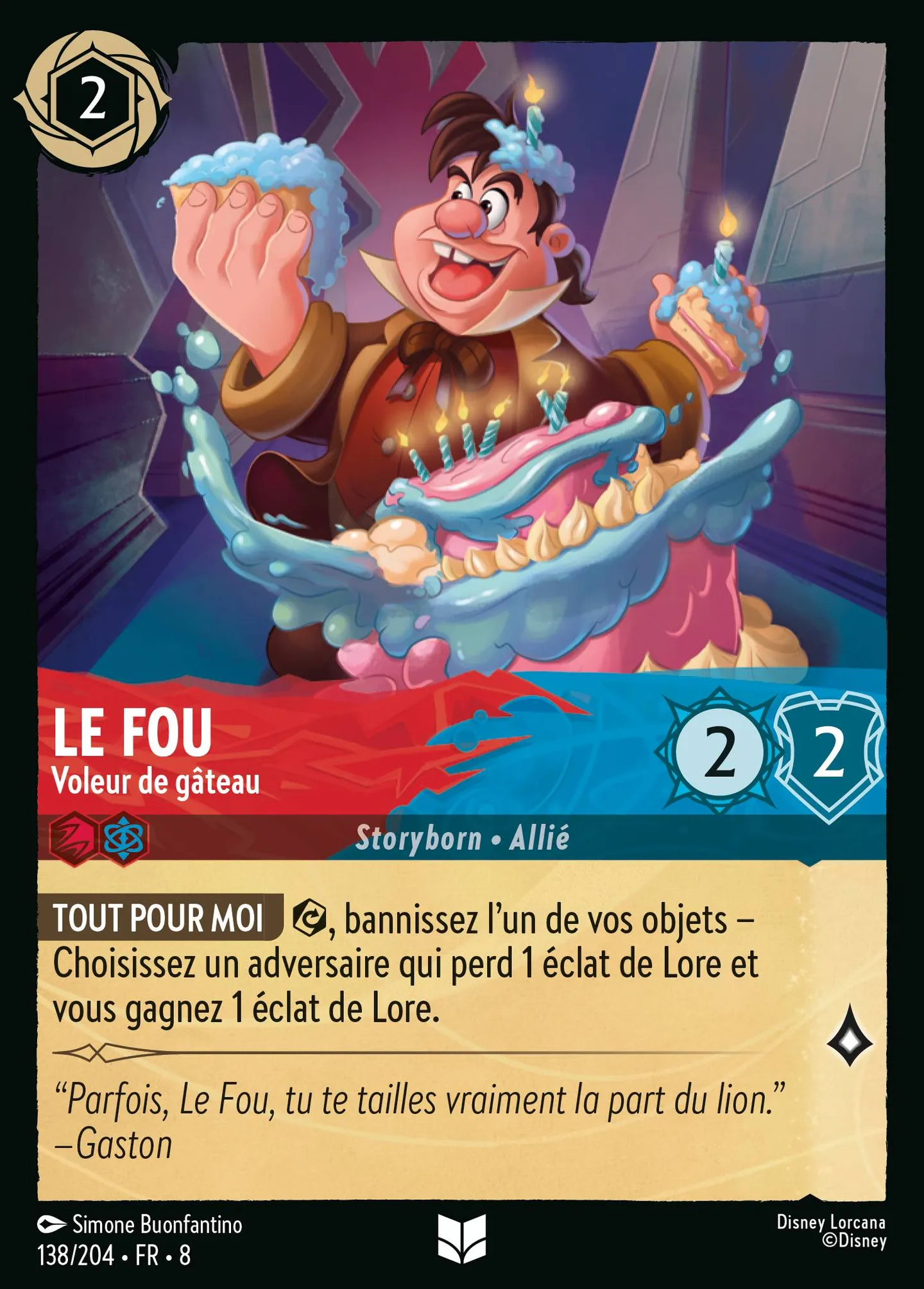 Le Fou - Voleur de gâteau — The Reign of Jafar — Lorcana