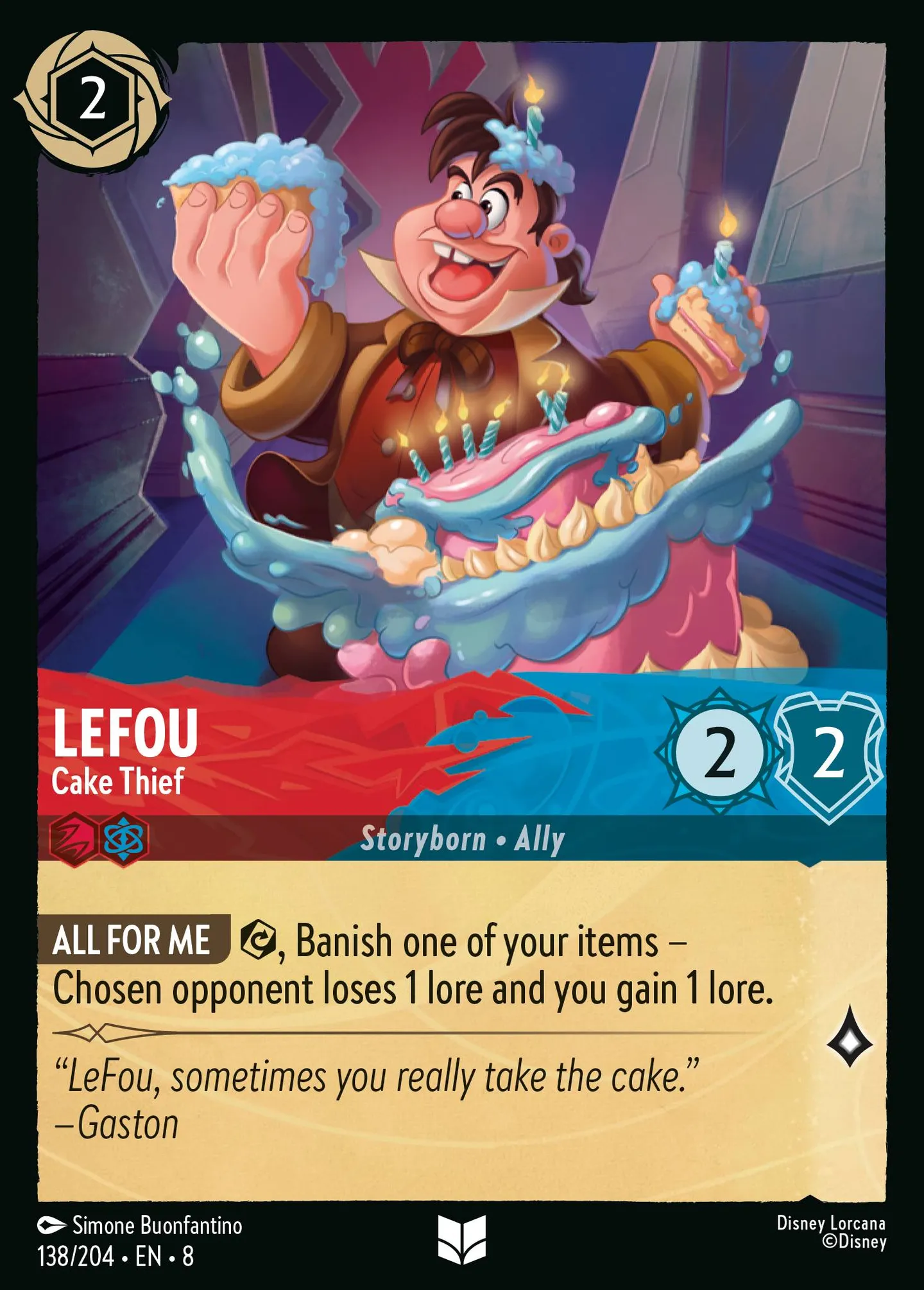 Le Fou - Voleur de gâteau — The Reign of Jafar — Lorcana