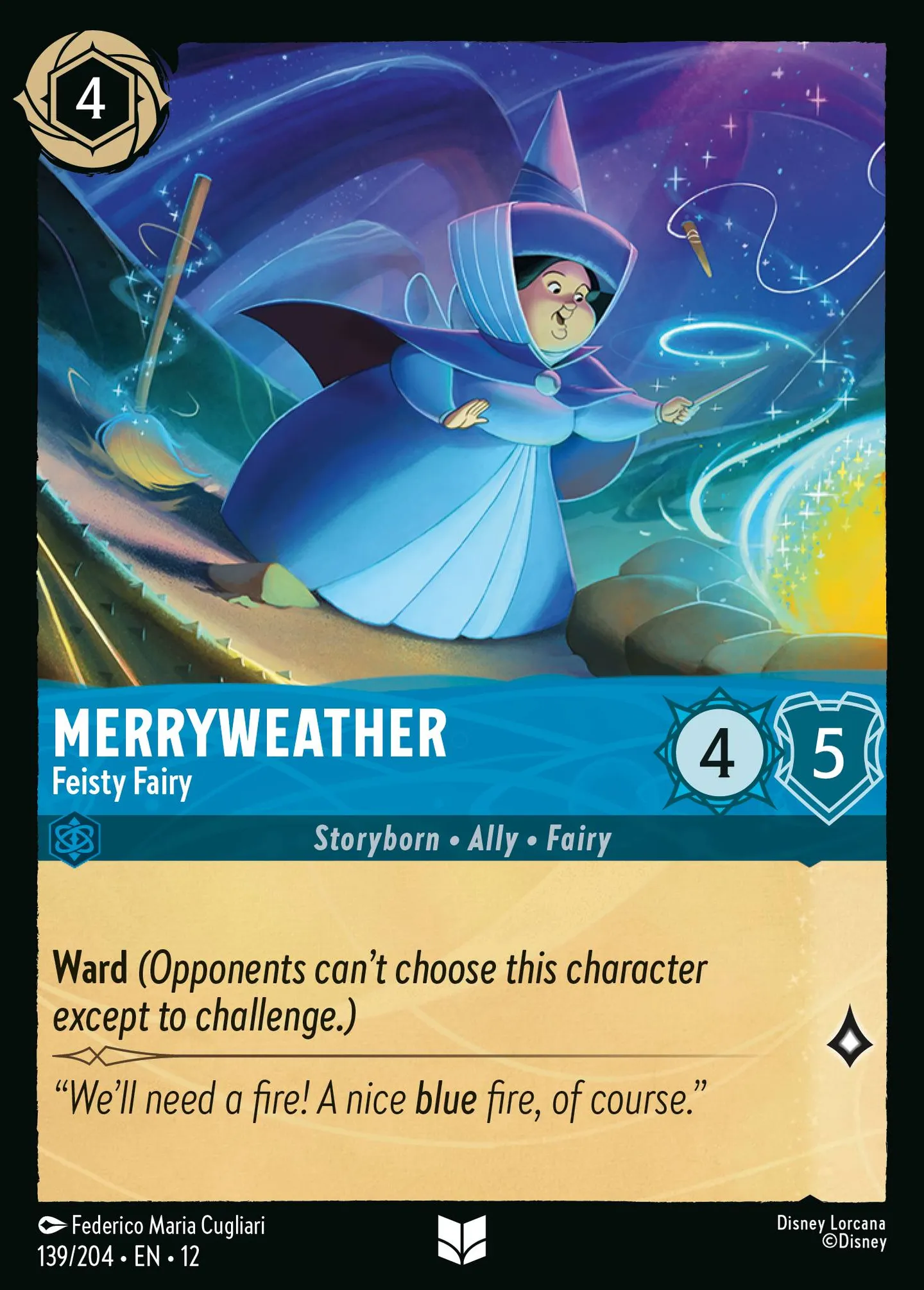 Merryweather - Feisty Fairy — Wilds Unknown — Lorcana